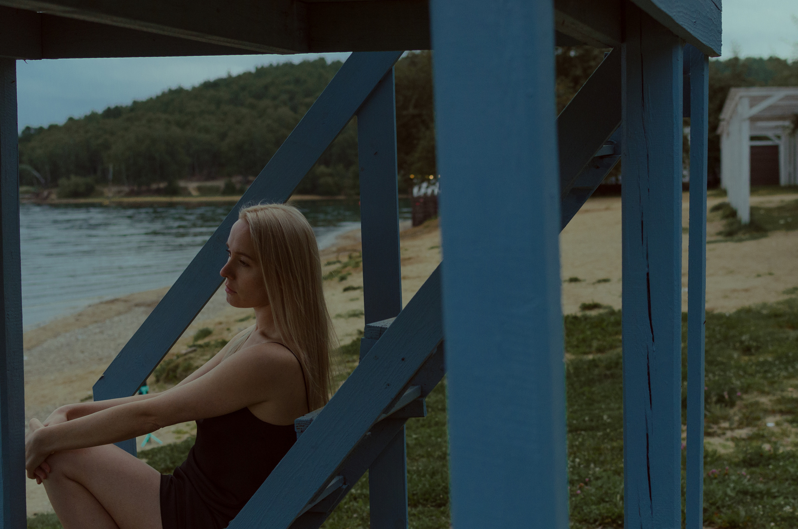 Летняя прогулочная фотосессия на пляже. Женский и семейный фотограф Анна Демина