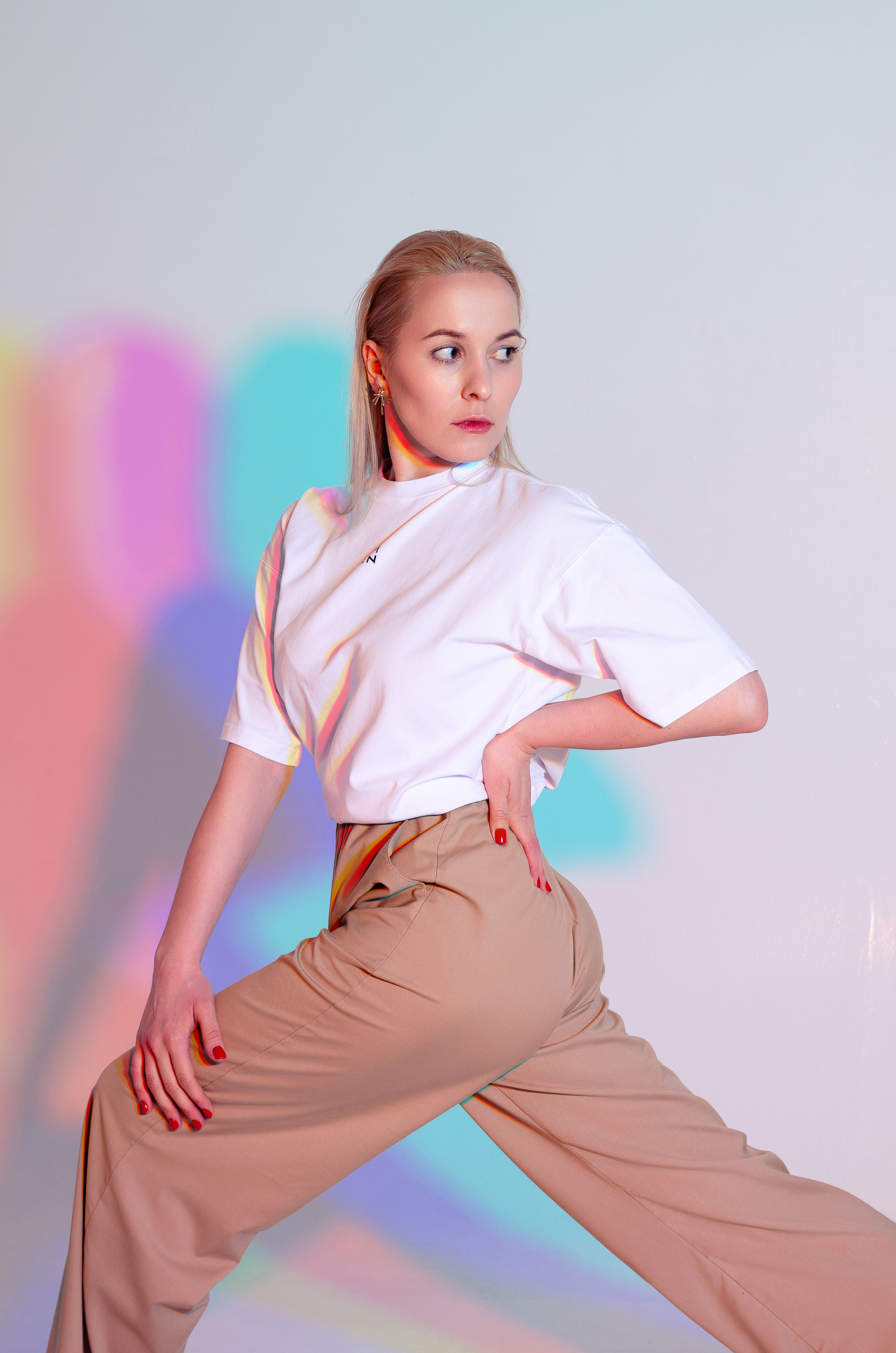 Студийная фотография с цветным светом. Женский и семейный фотограф Анна Демина