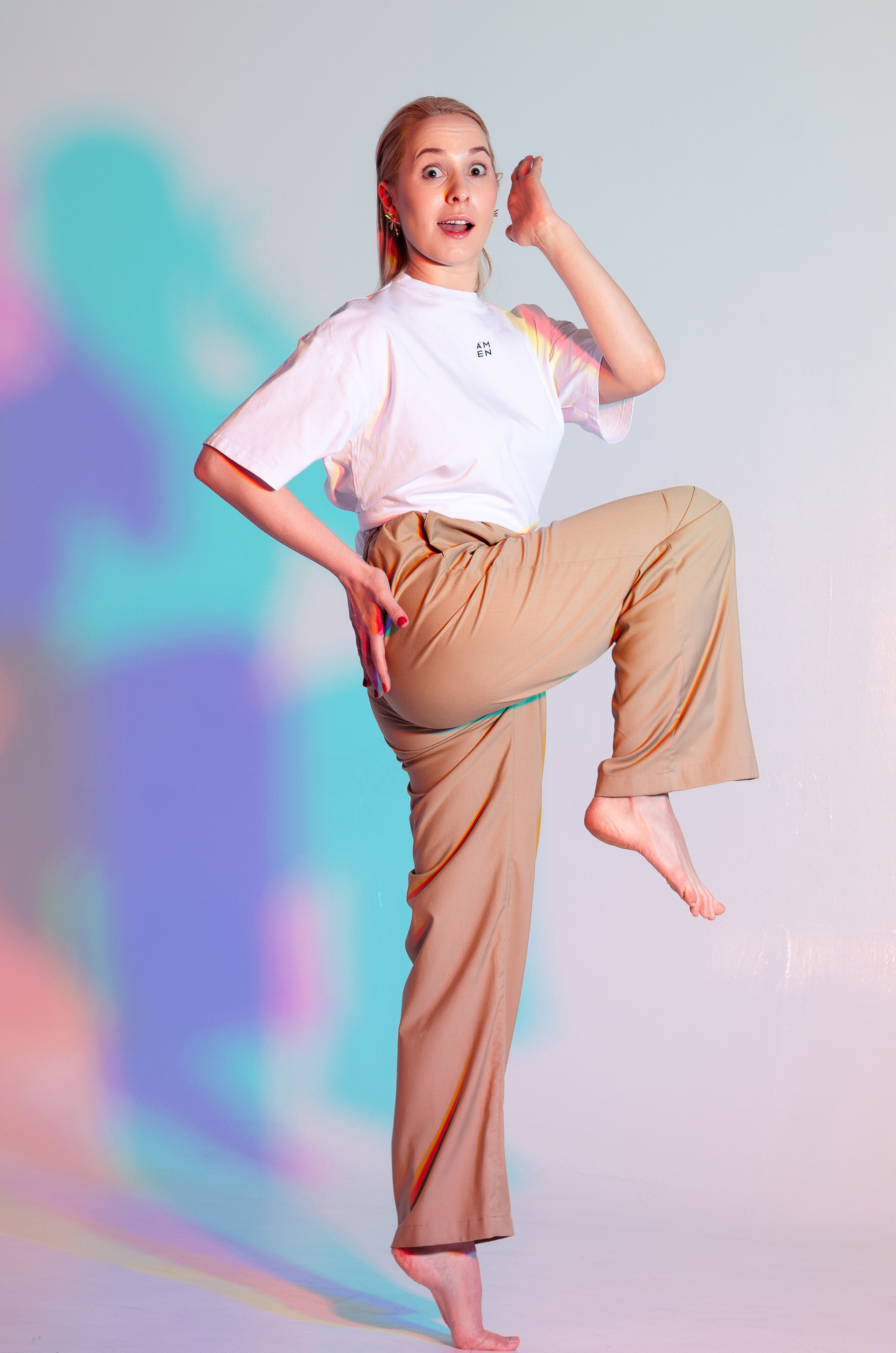 Студийная фотография с цветным светом. Женский и семейный фотограф Анна Демина