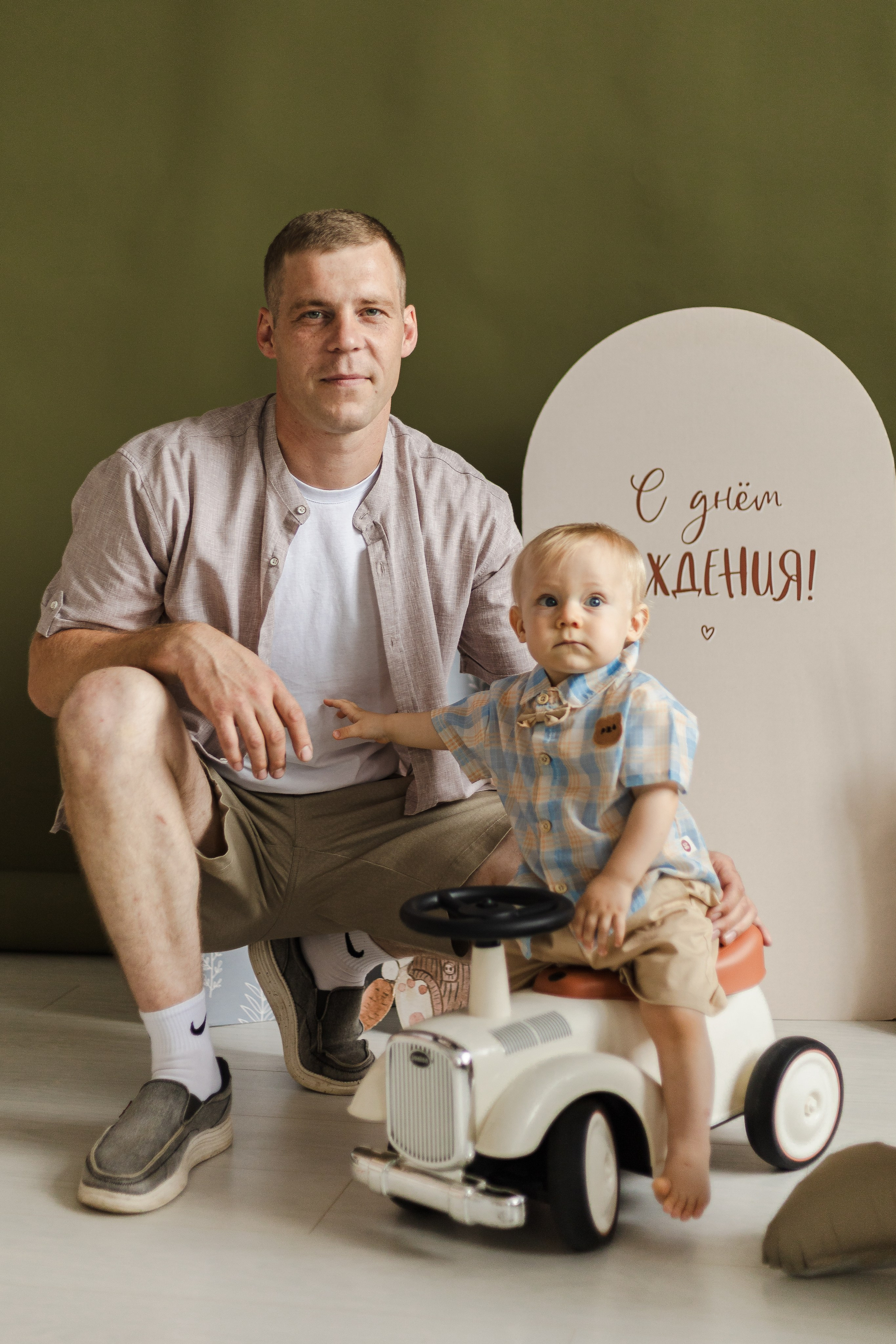 Студийная сьемка годовасия. Семейный и детский фотограф в Рязани Васюгова Мария