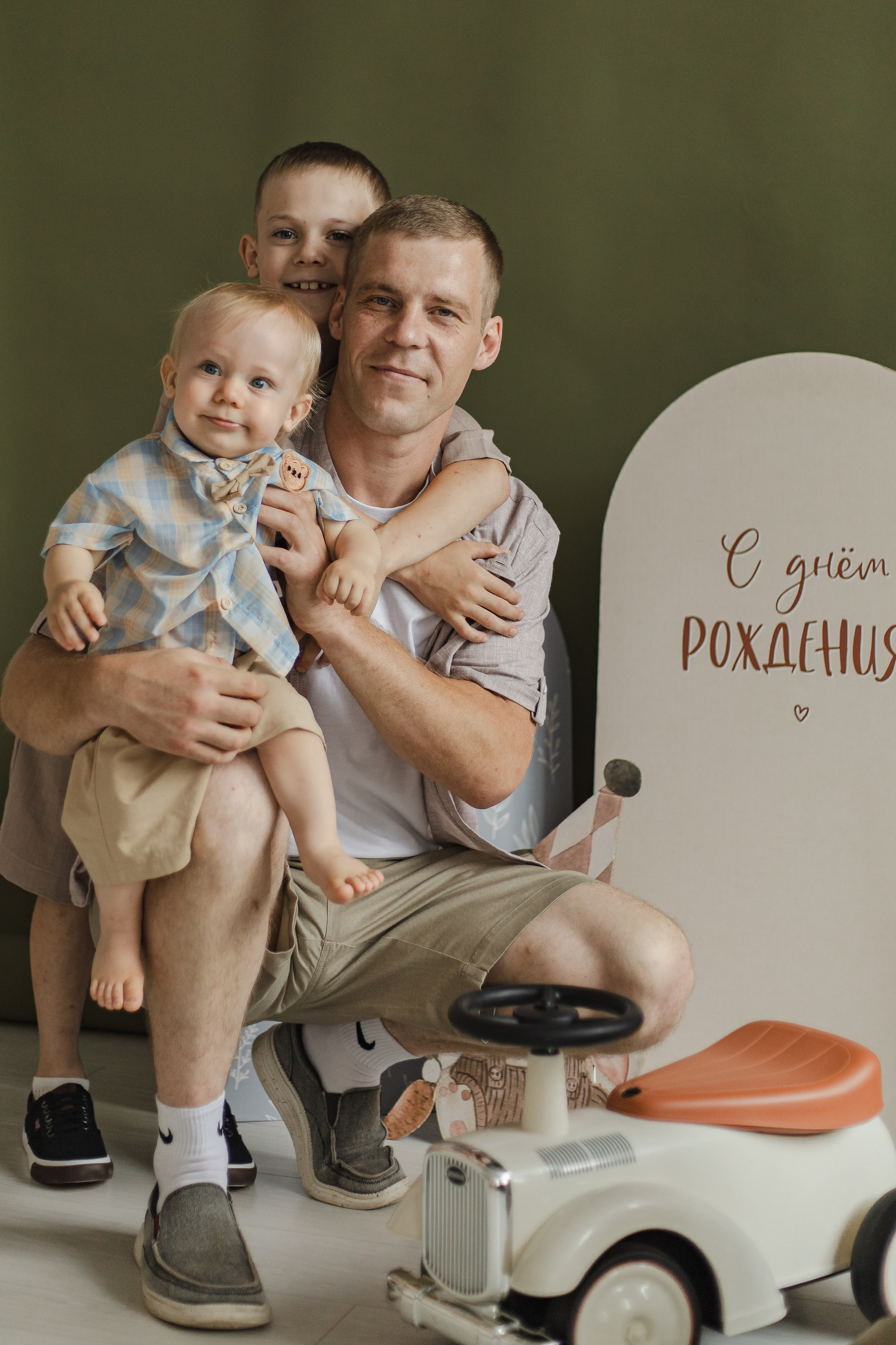 Студийная сьемка годовасия. Семейный и детский фотограф в Рязани Васюгова Мария