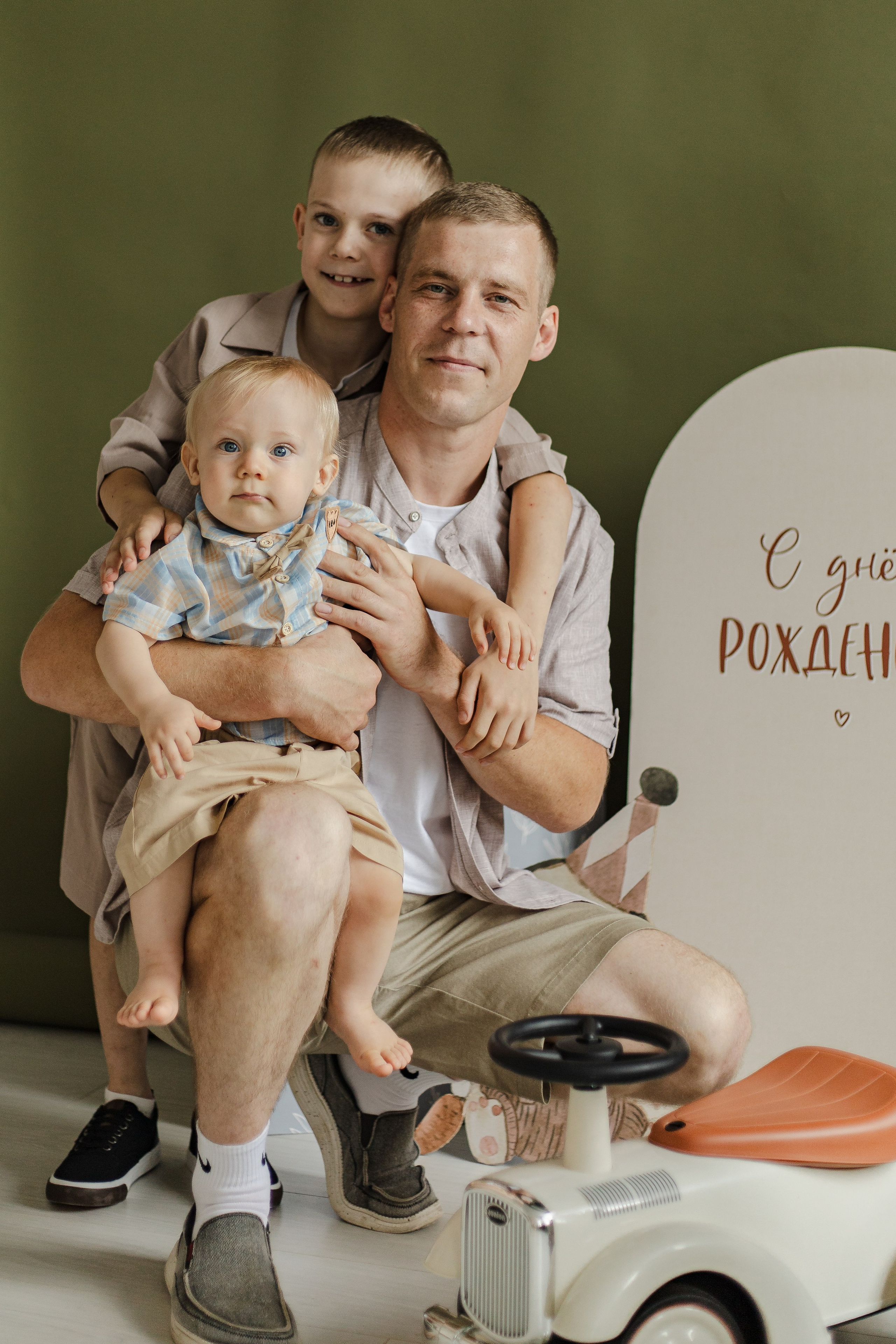 Студийная сьемка годовасия. Семейный и детский фотограф в Рязани Васюгова Мария