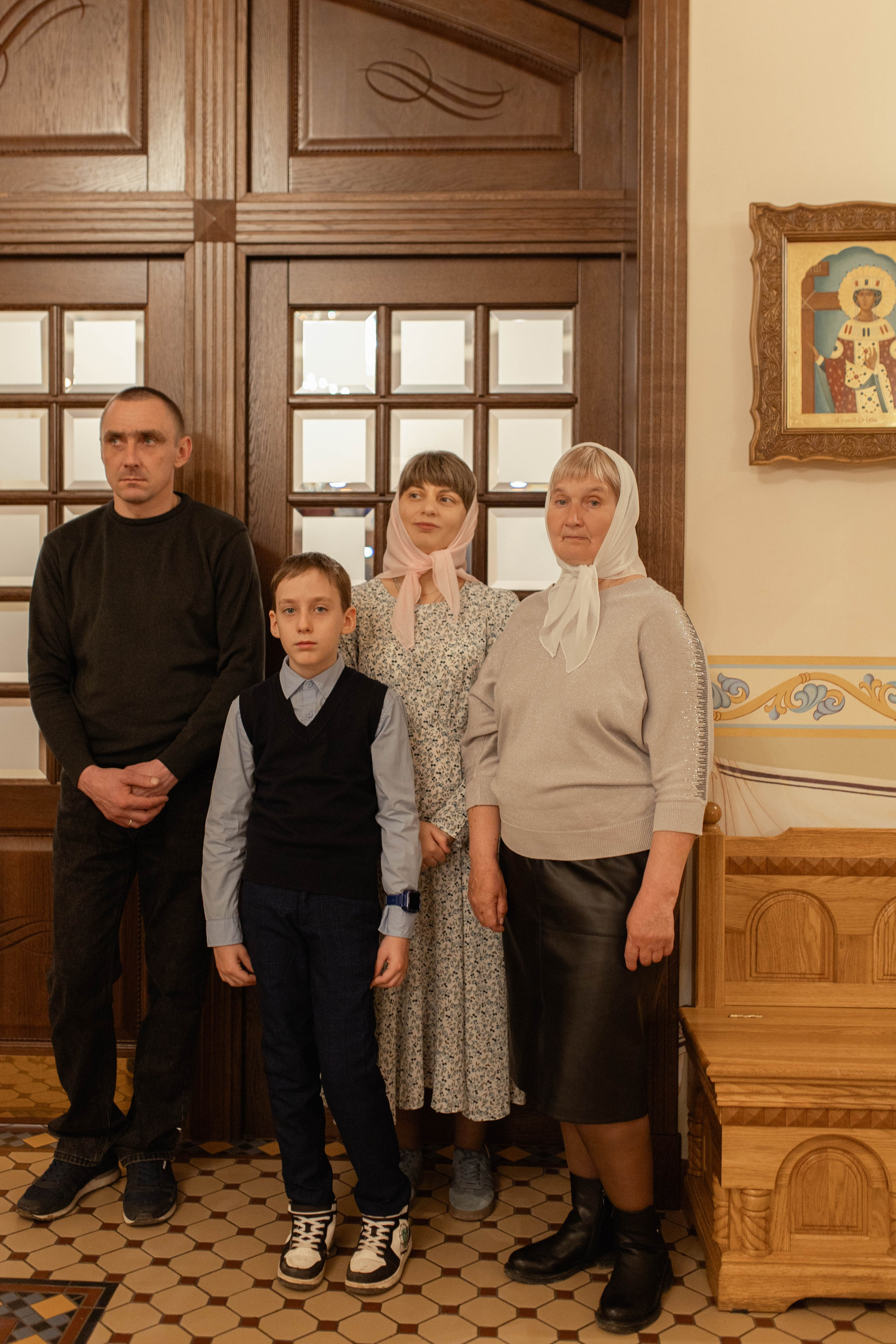 Крестины в храме Покрова Пресвятой Богородицы Сретения Господня г. Рязани. Семейный и детский фотограф в Рязани Васюгова Мария