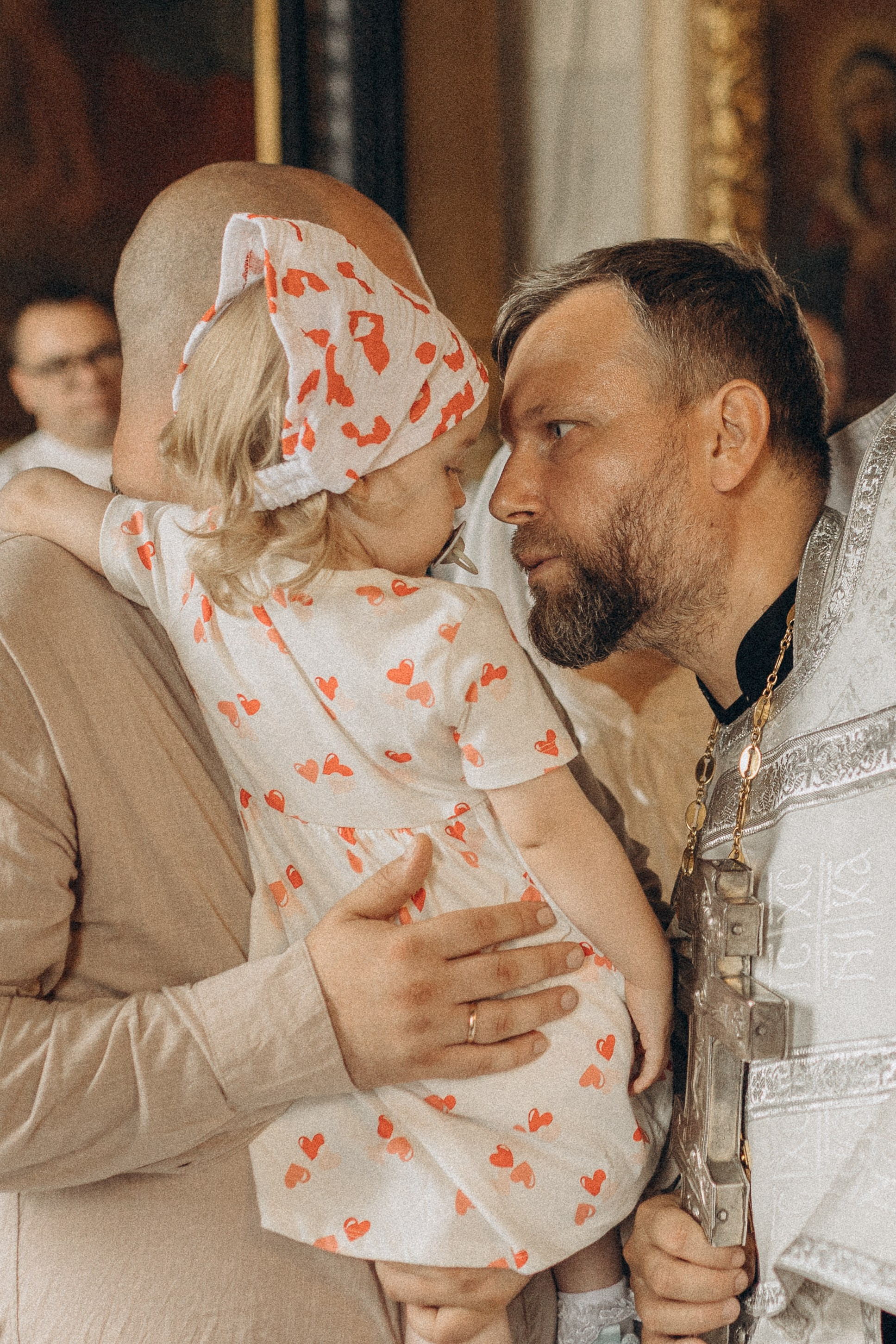 Крещение сестер в Борисоглебском соборе г. Рязани. Семейный и детский фотограф в Рязани Васюгова Мария