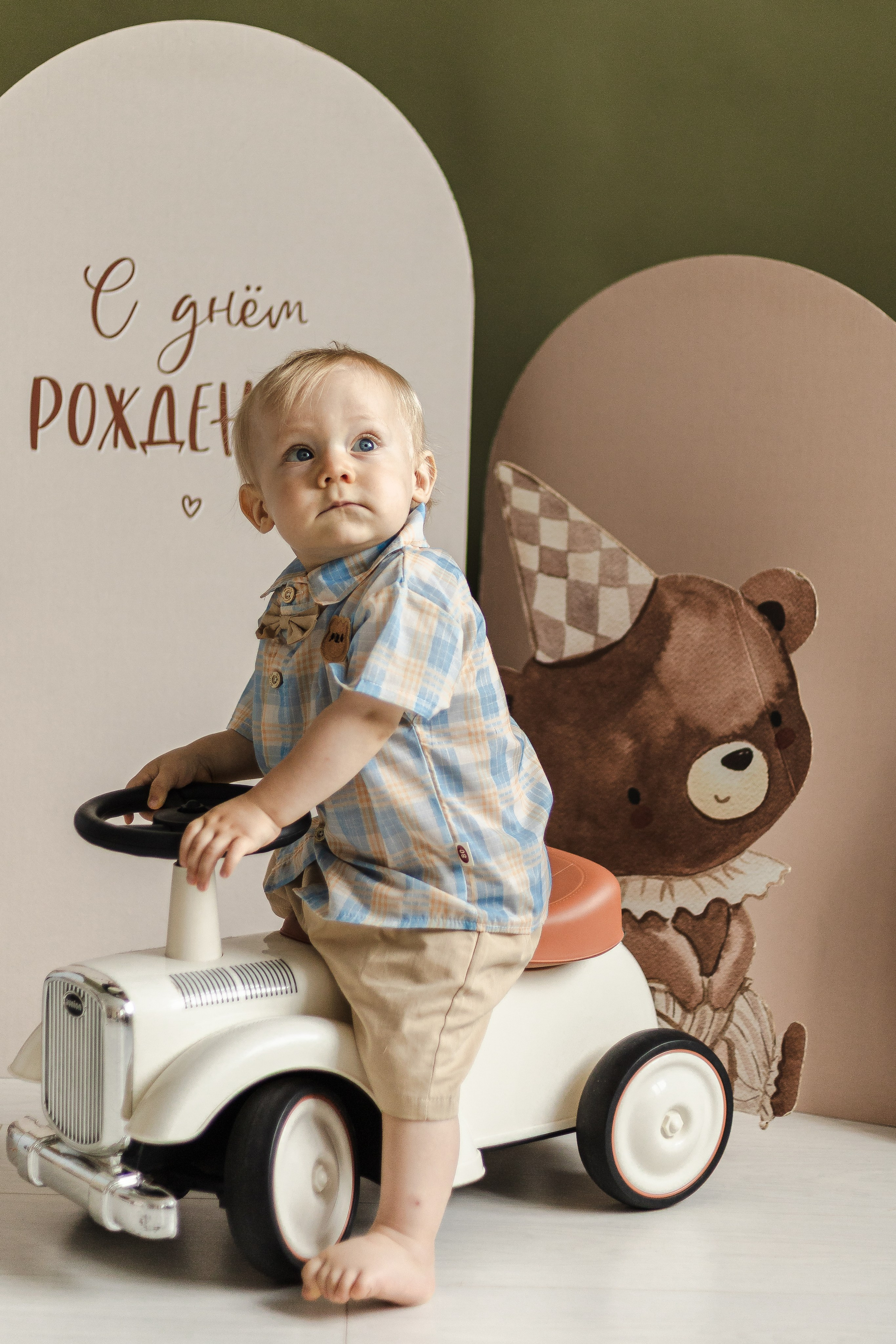 Студийная сьемка годовасия. Семейный и детский фотограф в Рязани Васюгова Мария