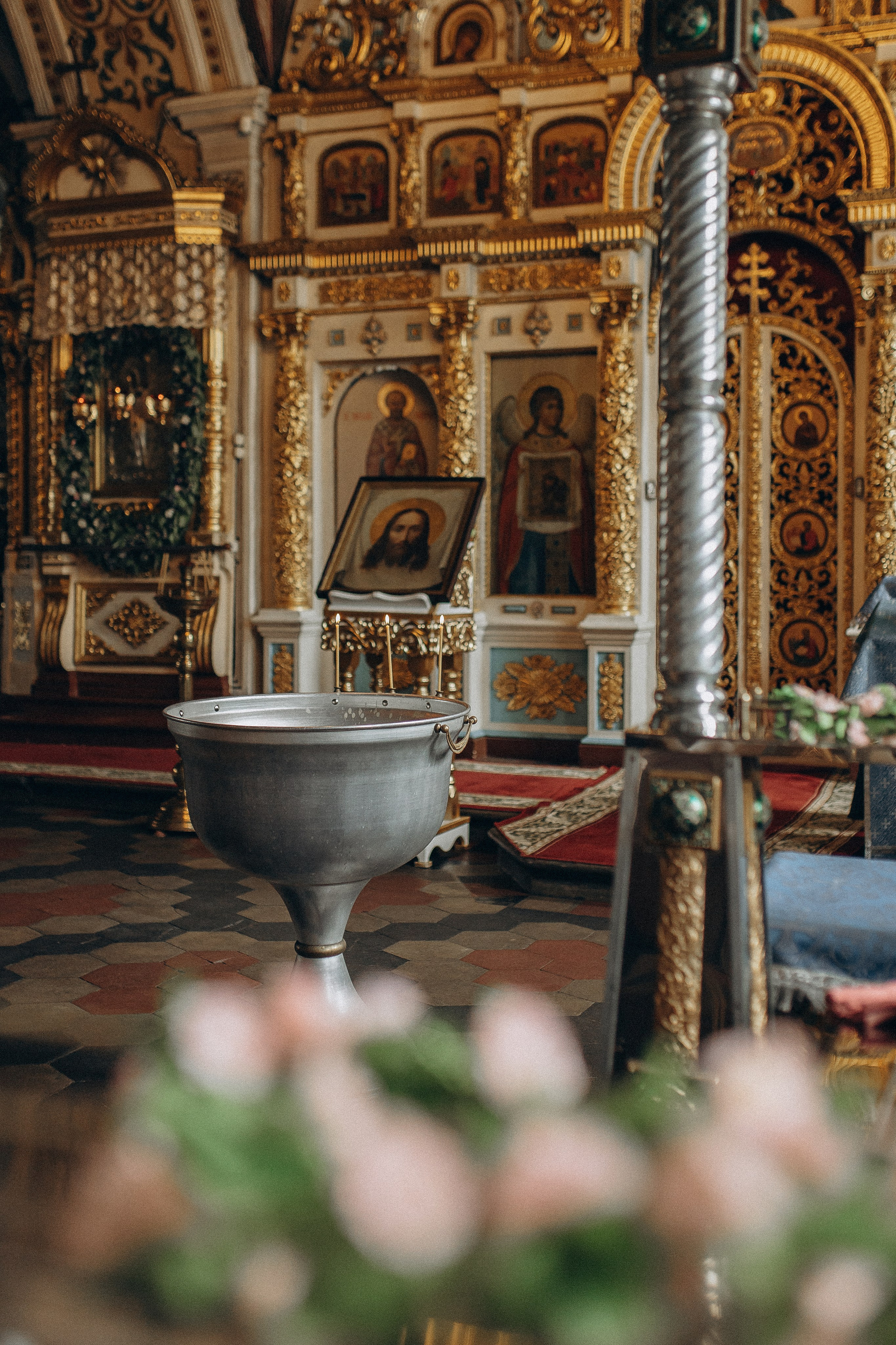Крещение сестер в Борисоглебском соборе г. Рязани. Семейный и детский фотограф в Рязани Васюгова Мария