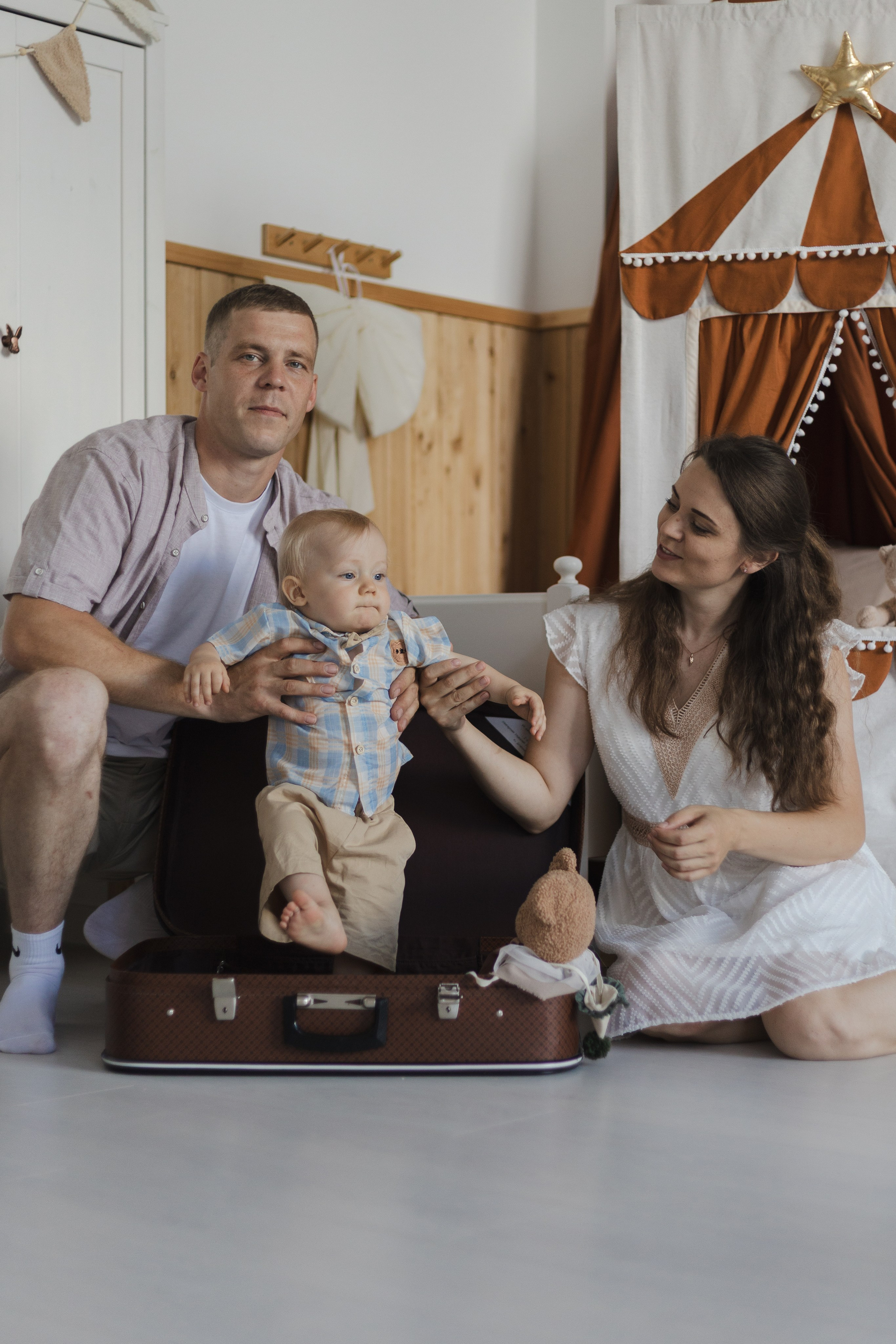 Студийная сьемка годовасия. Семейный и детский фотограф в Рязани Васюгова Мария