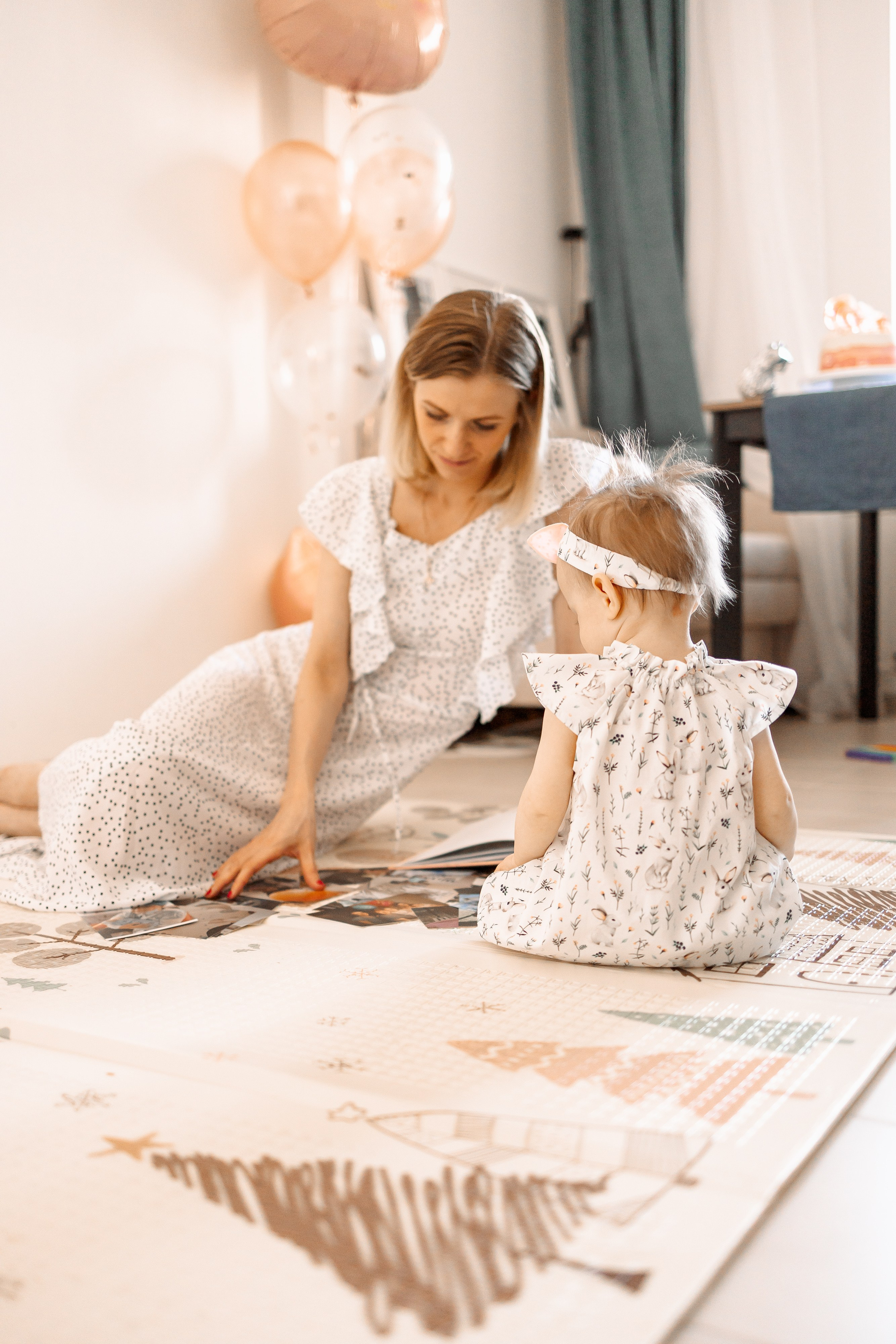Первый день рождения малышки. Семейный Фотограф в Москве Евгения Симоненко