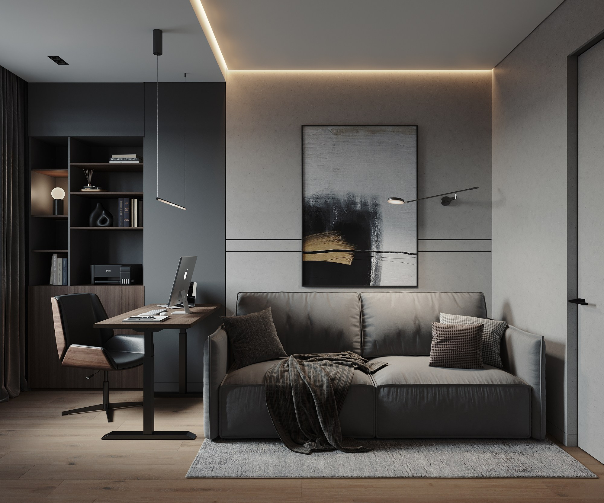 ЖК Дом на Набережной, Н.Новгород, 90 кв.м. Дизайнер интерьера