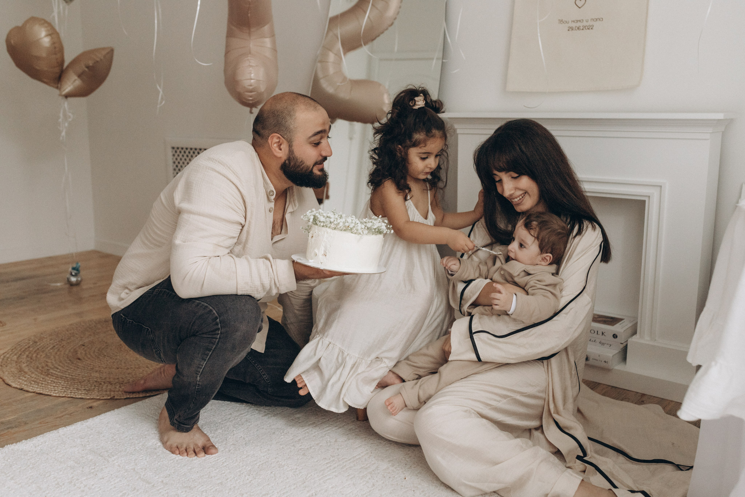 Есения 2 годика. Фотограф новорожденных в Тюмени