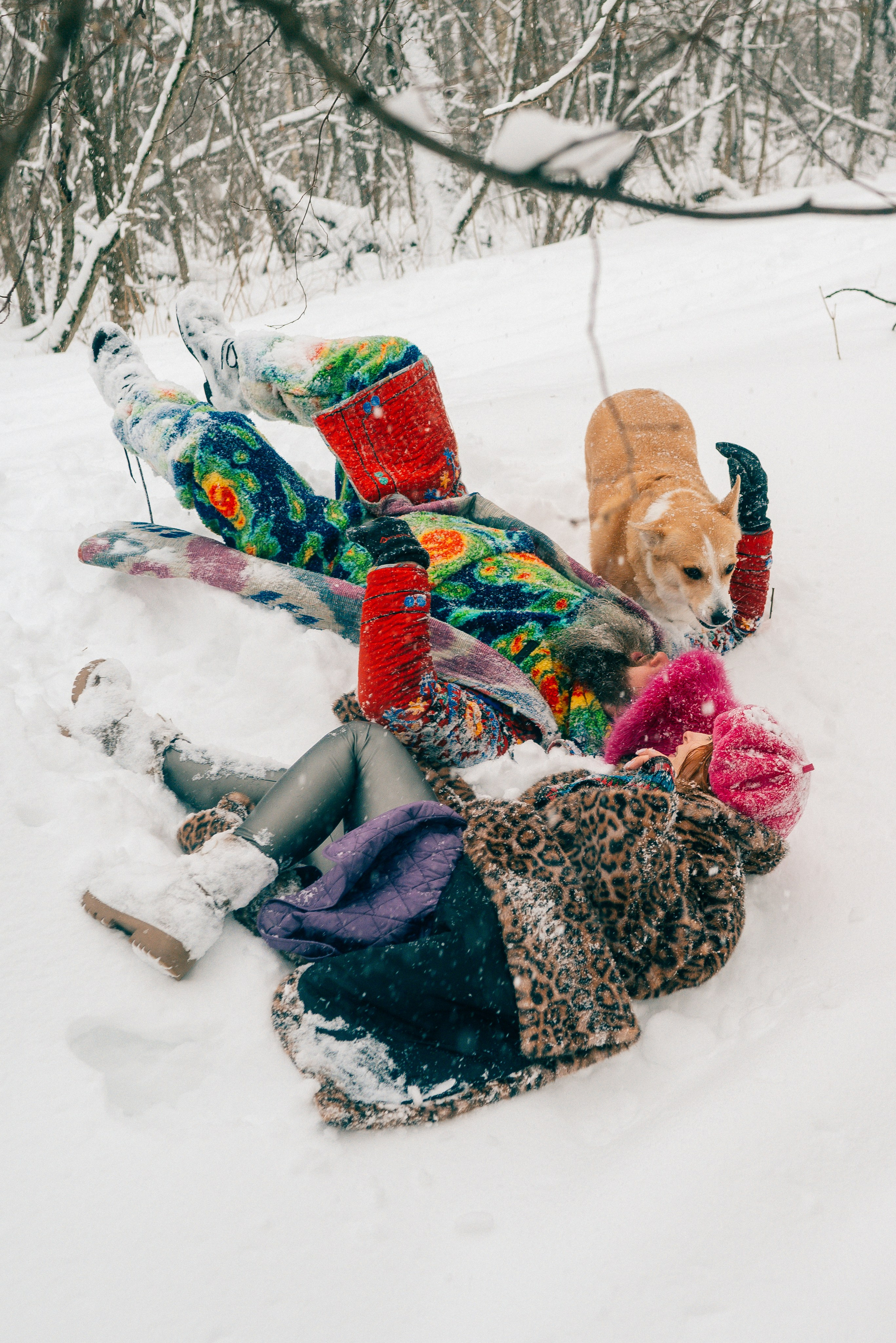 Свадебная съёмка в зимнем лесу. Фотоведьма Дарья Нечинская