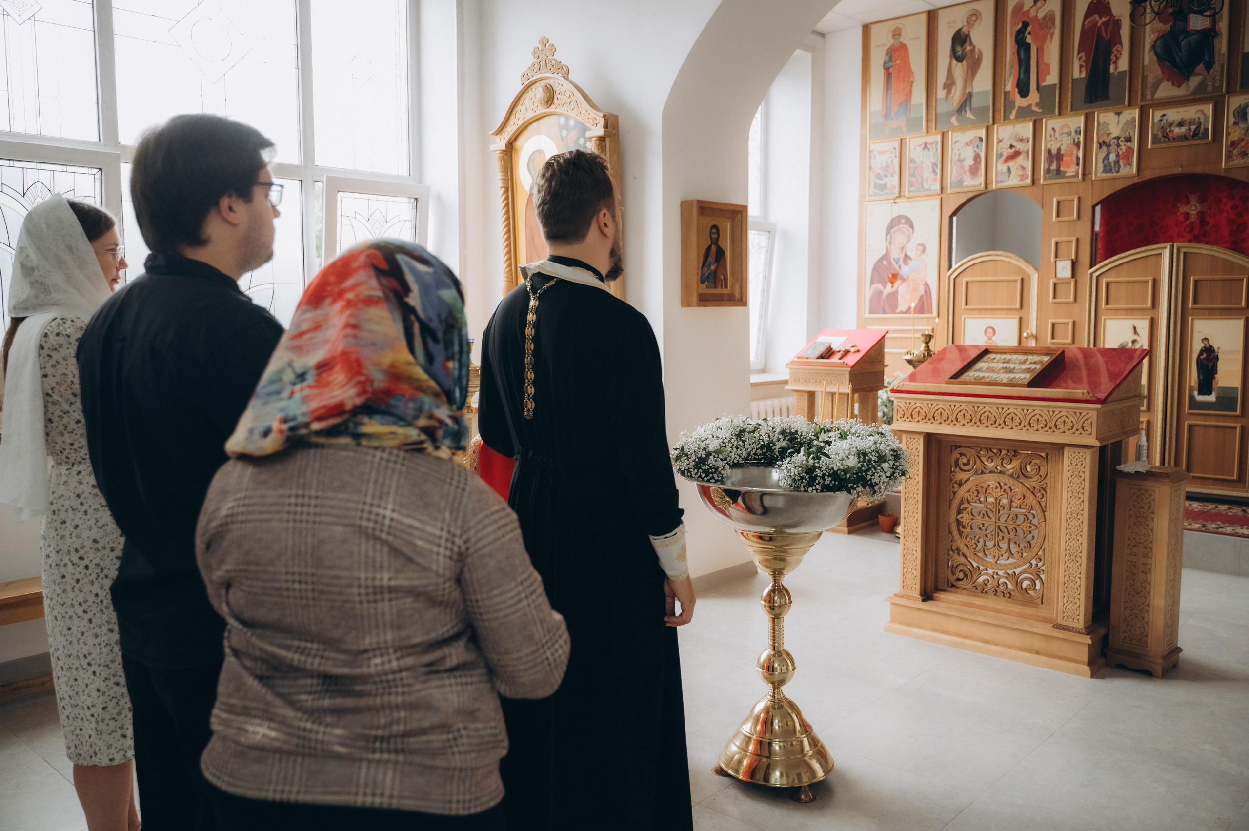 Крещение Ромы (Приход храма святой Равноапостольной княгини Ольги). Семейный фотограф в Минске Дарья Дреко