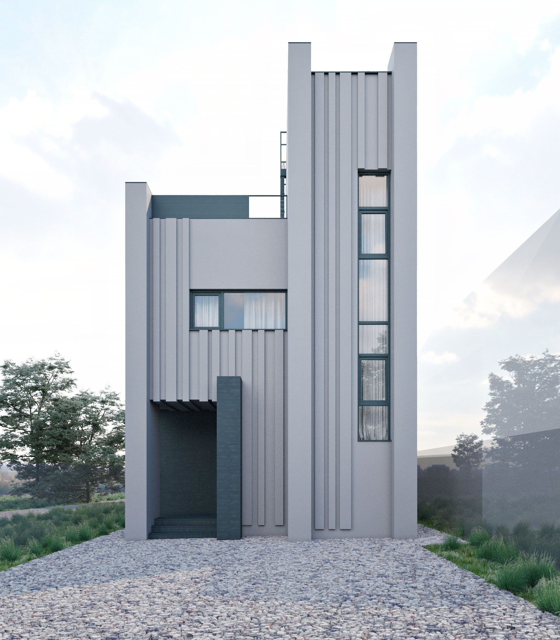 Wall_house. SAAS Селиванов Алексей Архитектурная Студия