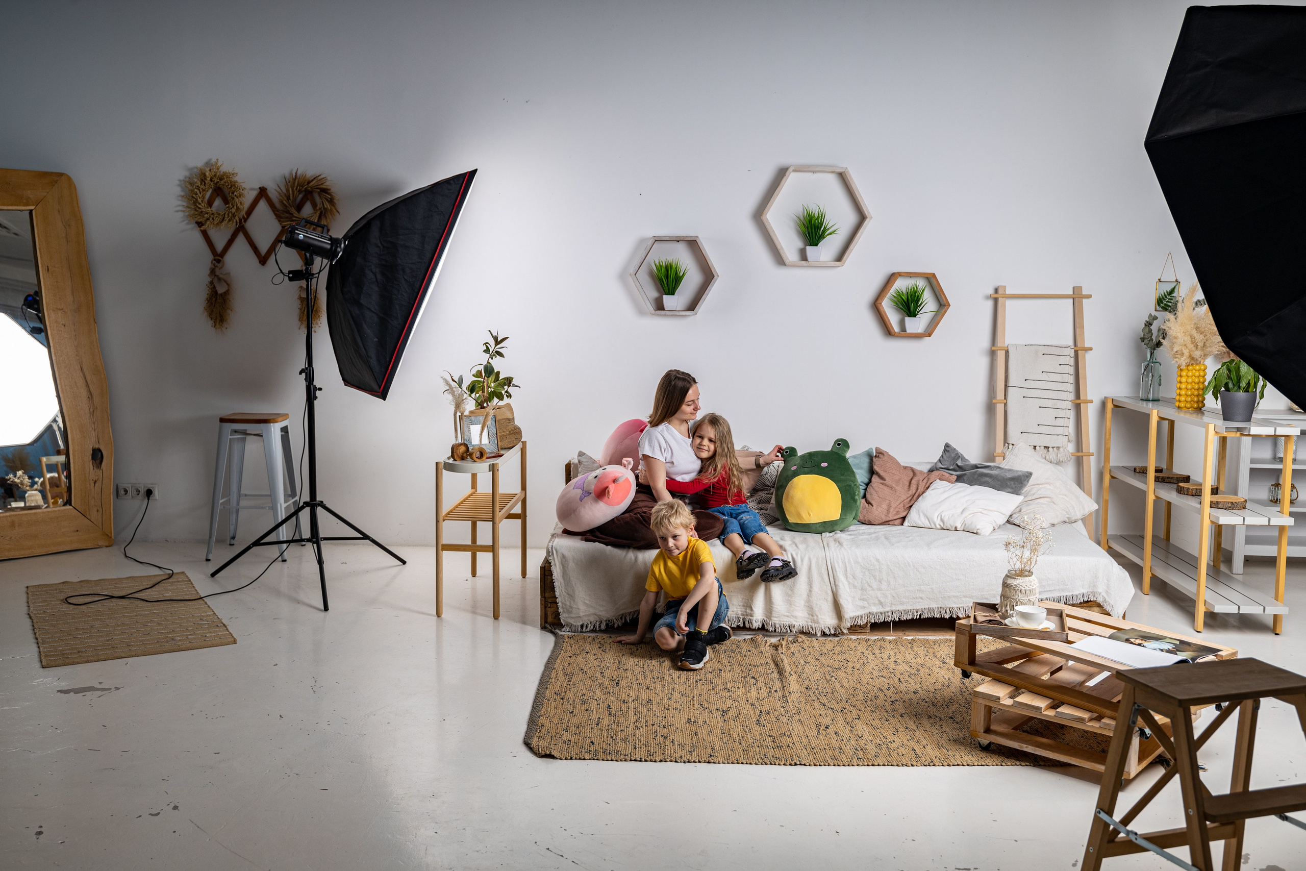 Дети в фотостудии как дома. Фотографирую жизнь! Московский фотограф волонтер