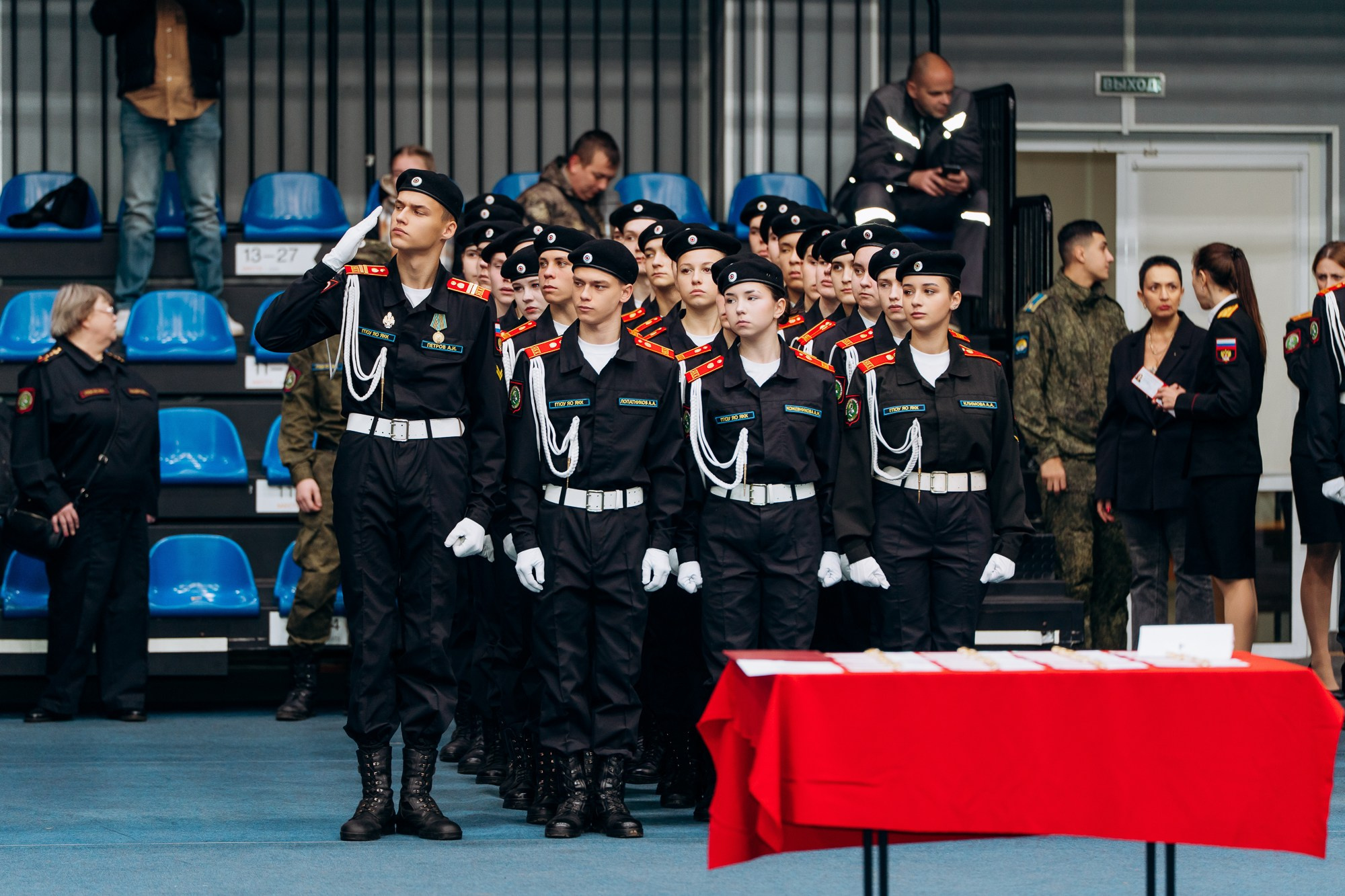 Принятие присяги кадетами. Свадебный и репортажный фотограф в Ярославле Евгений Сальников