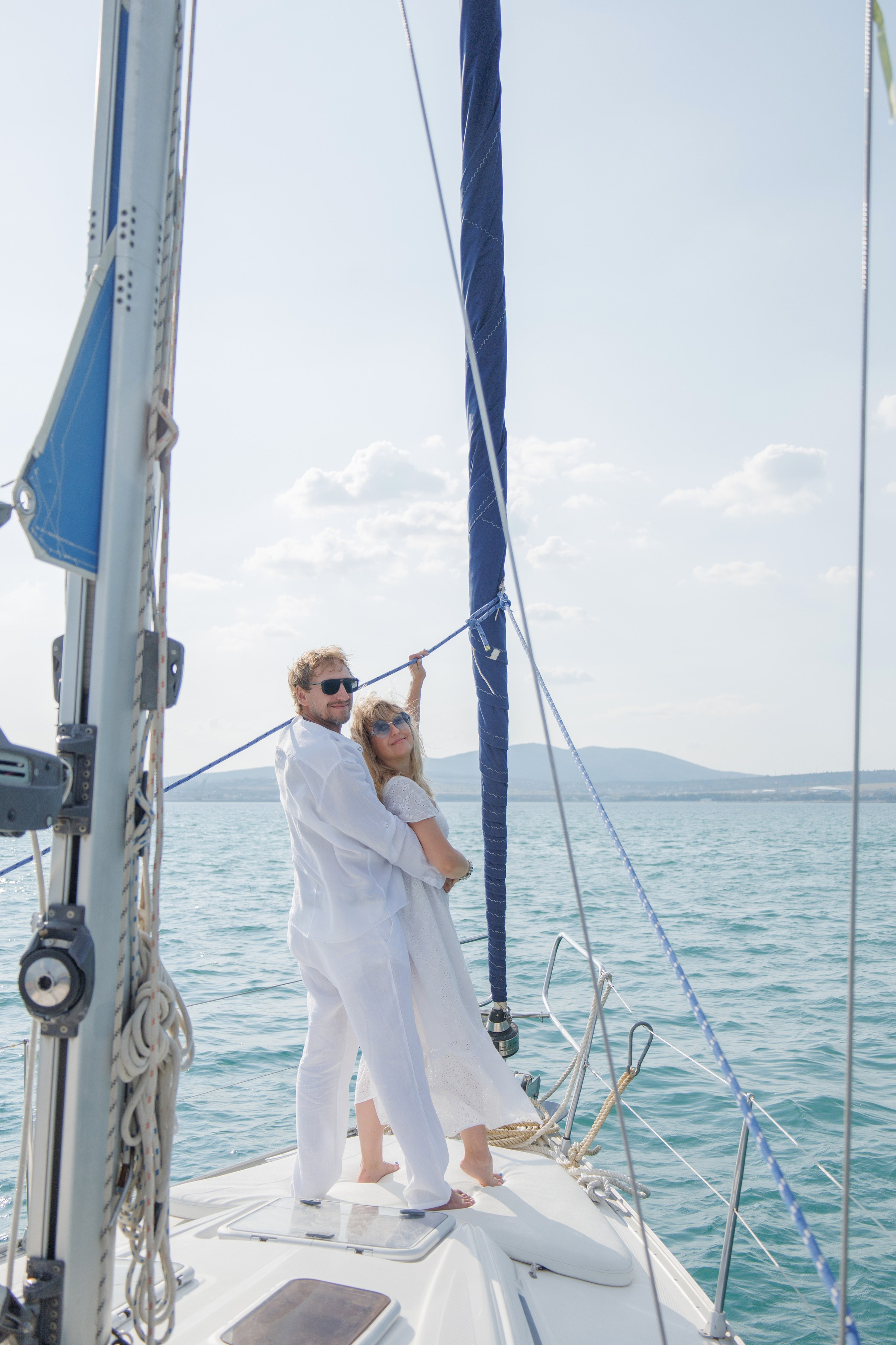 Лавстори на яхте. Семейный и портретный фотограф в Геленджике Любовь Бодрова