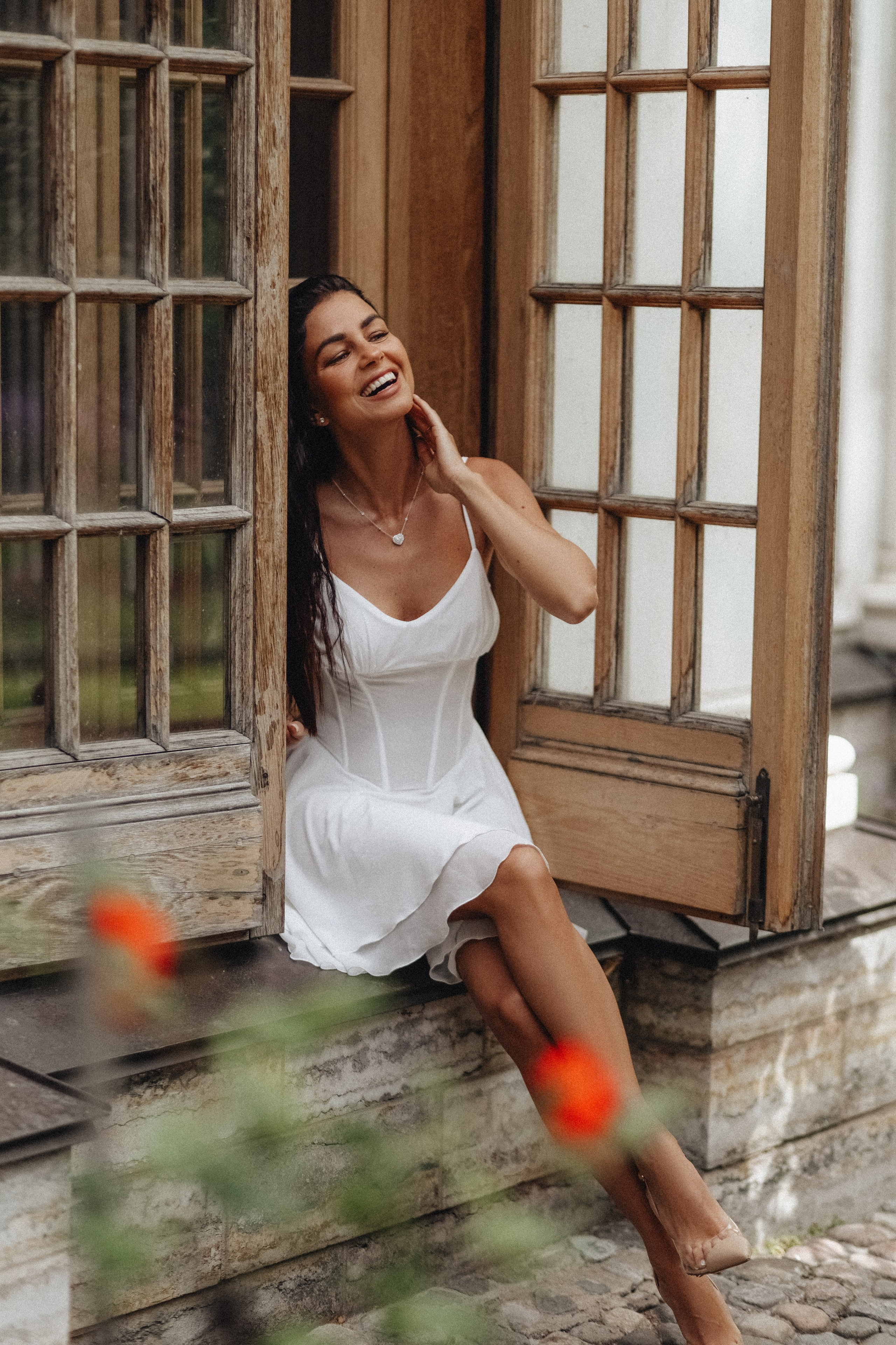 Alexandra | Summer garden. NatalieDmi — фотосессия беременности, семейный фотограф, портрет