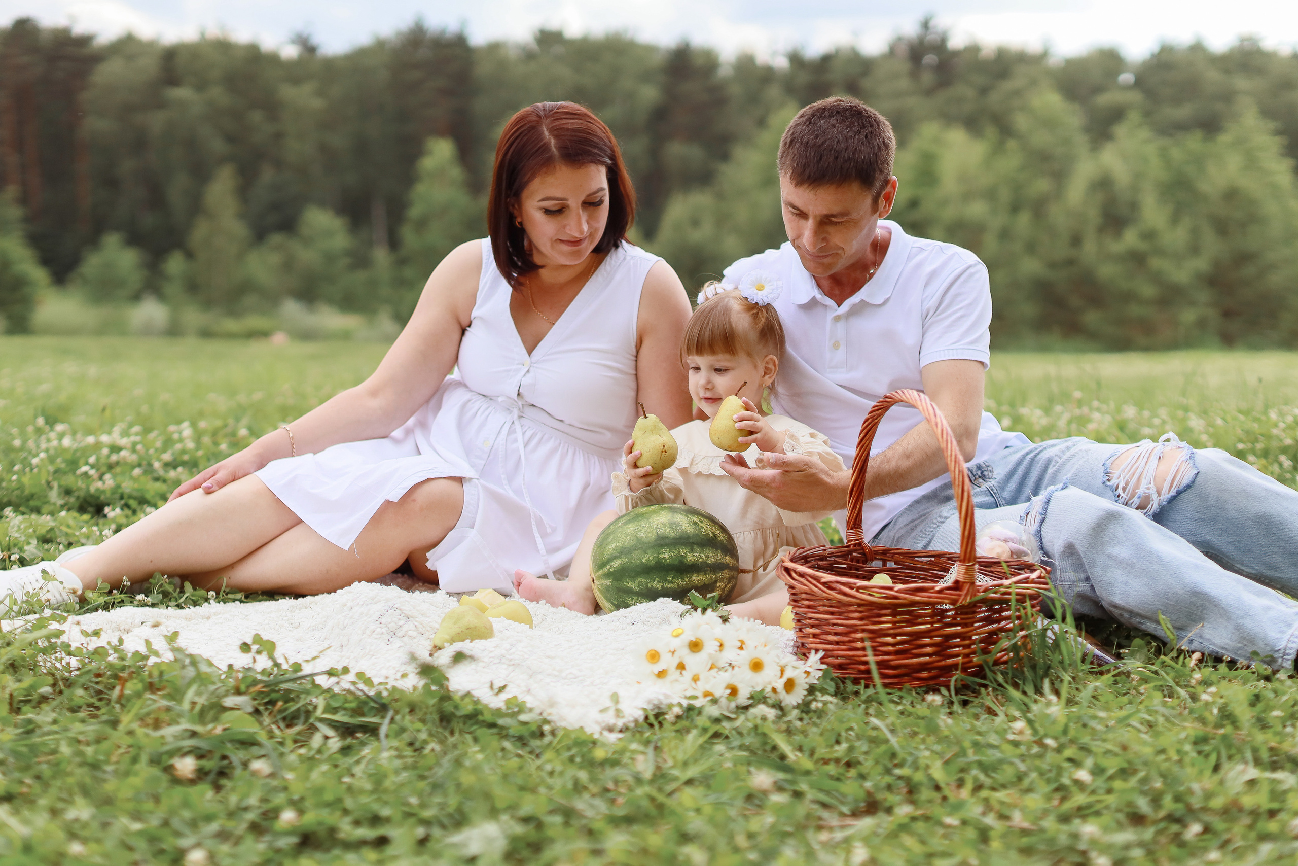 Семейный пикник. Фотограф Виктория Плотницкая