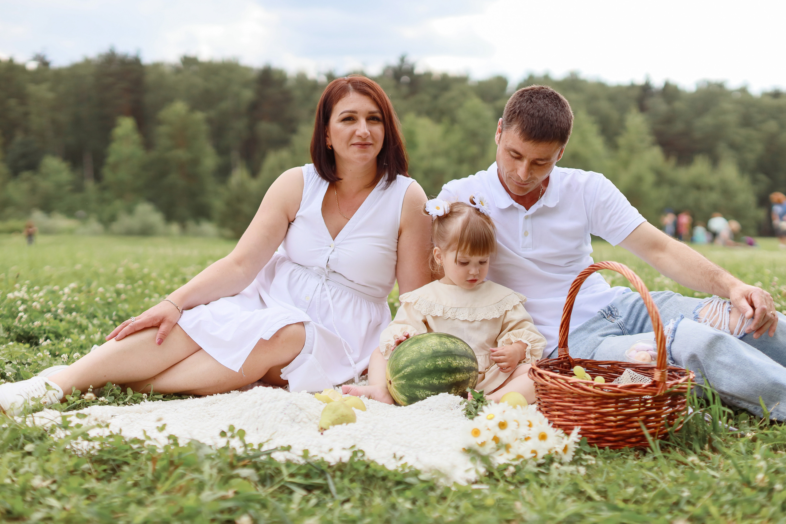 Семейный пикник. Фотограф Виктория Плотницкая