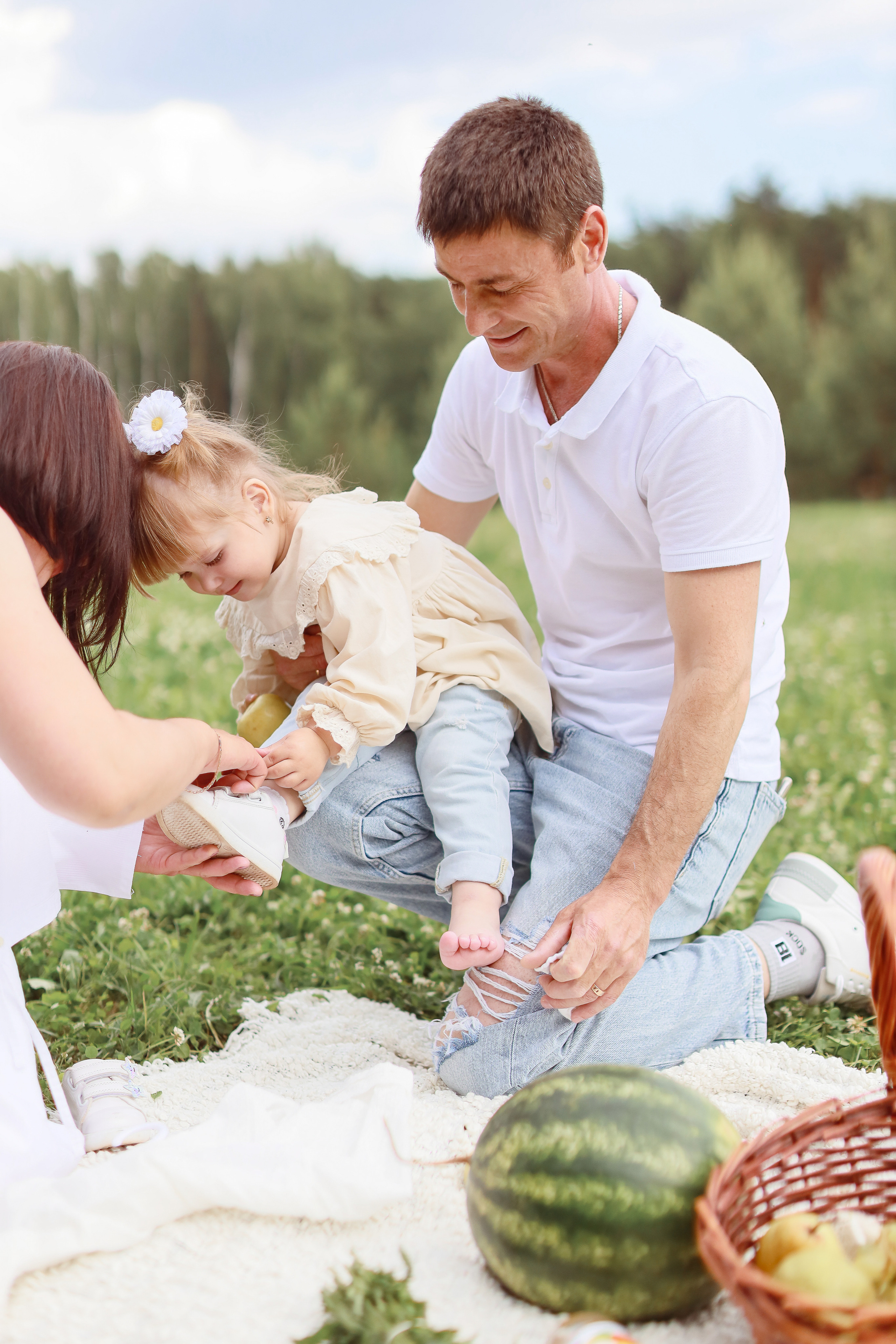 Семейный пикник. Фотограф Виктория Плотницкая
