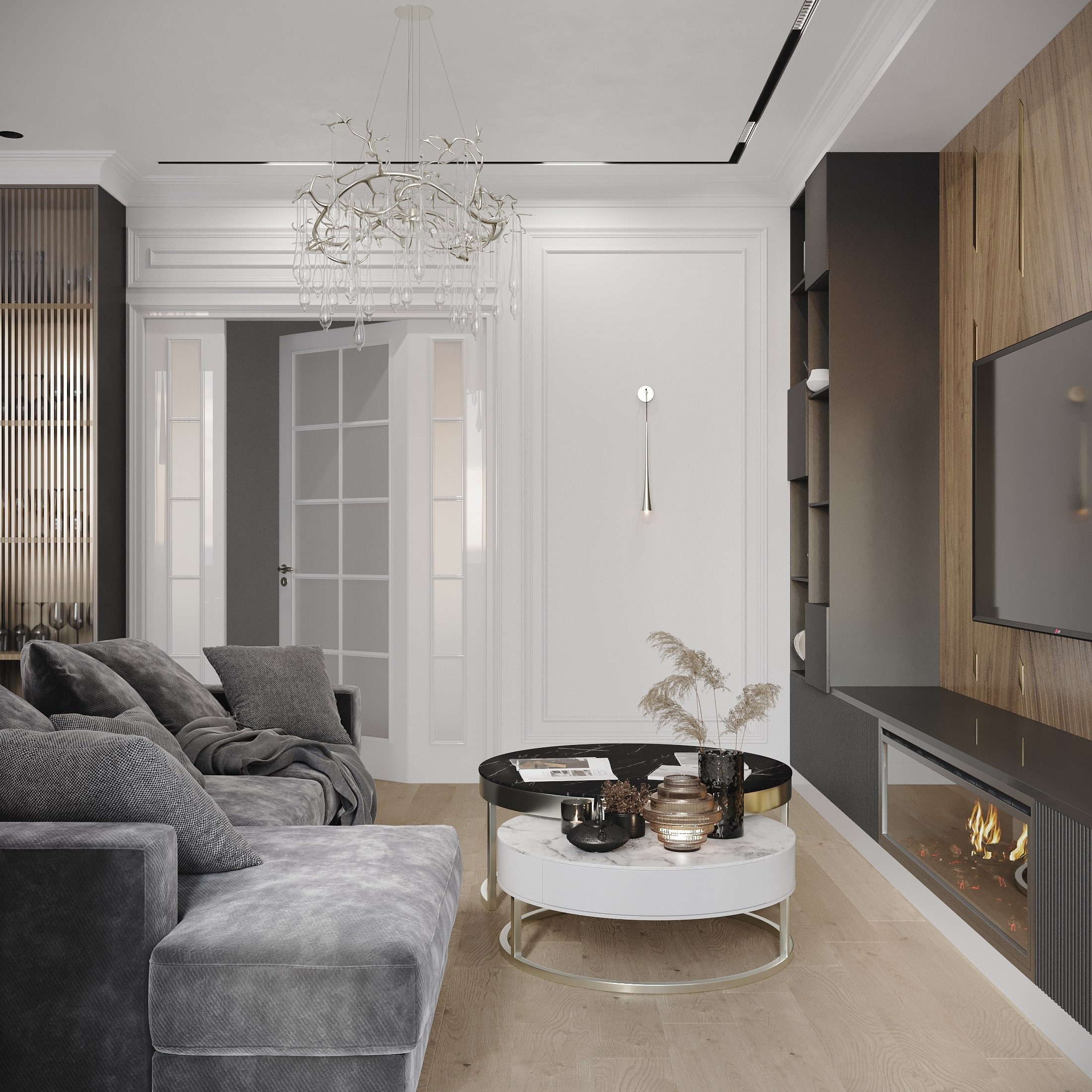 Визуализация квартиры для девушки-фотографа. Студия 3d визуализации Arcviz