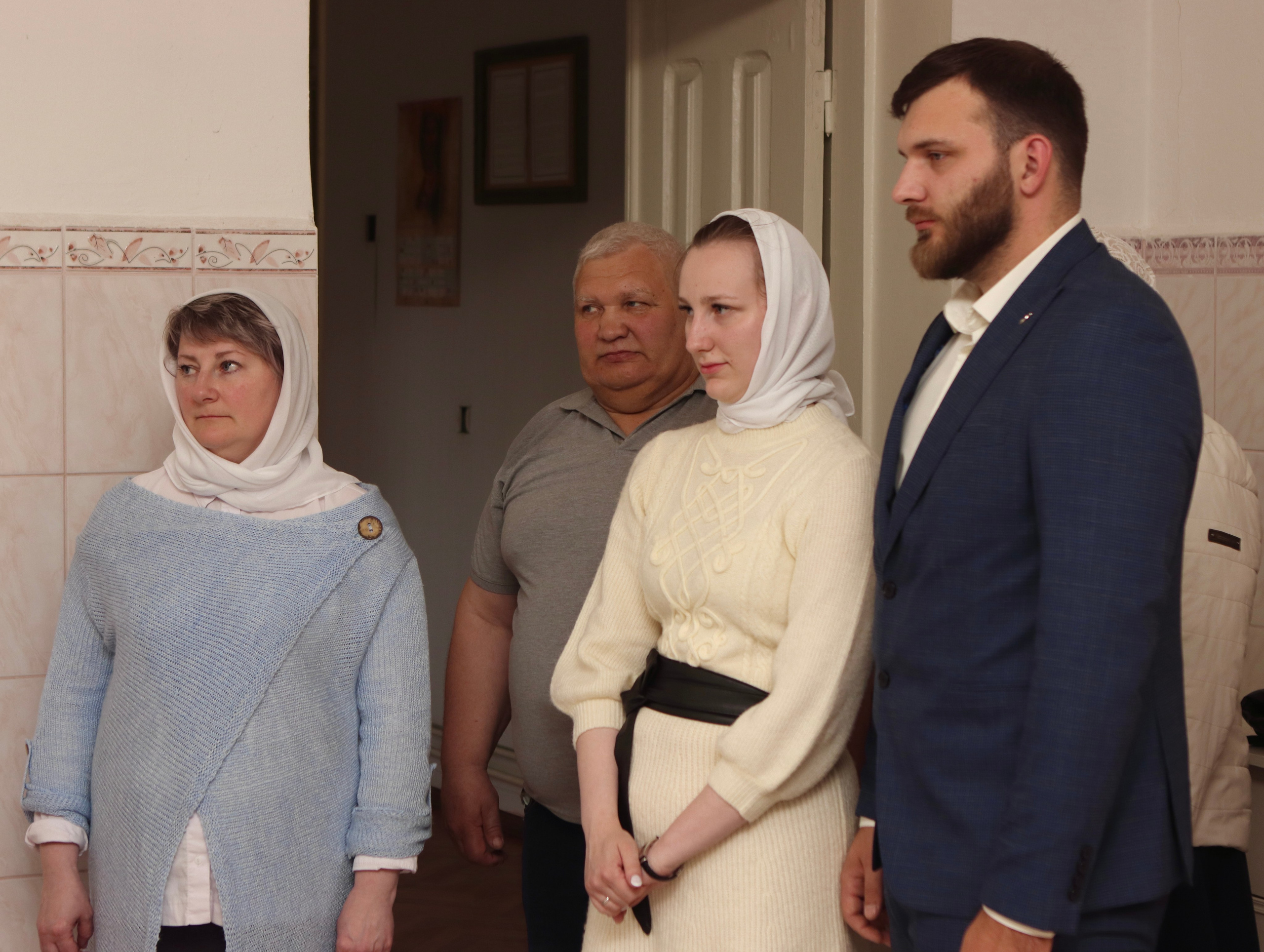 Анастасия и Вадим — крещение Виктории. Фотограф в Курске Смирнов Евгений