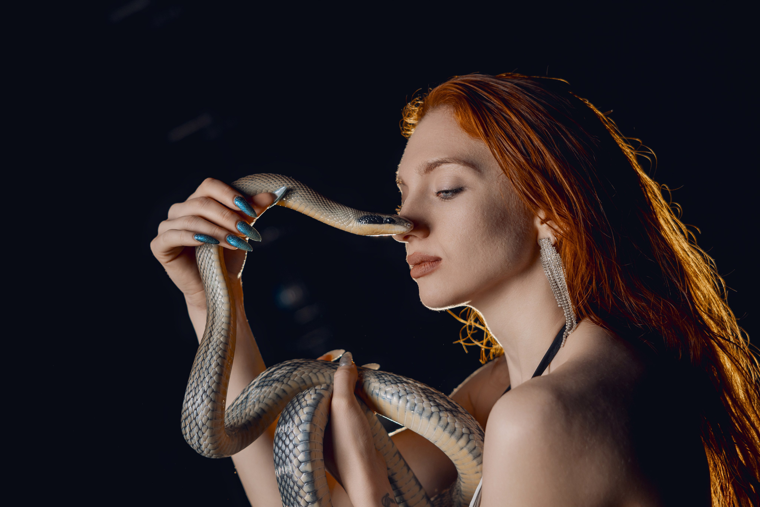 Фотосессия со змеей. Фотограф в Санкт-Петербурге Константин Бриль