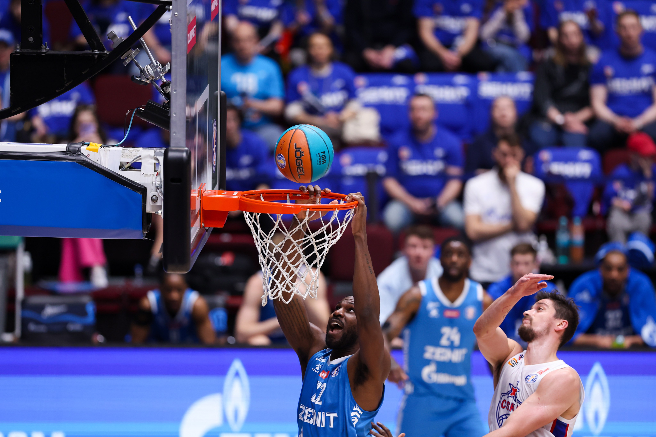 БК «Зенит» — БК «ЦСКА» финал ЕЛ ВТБ 1 игра 27.05.2025. Спортивный и репортажный фотограф Антон Тереханов