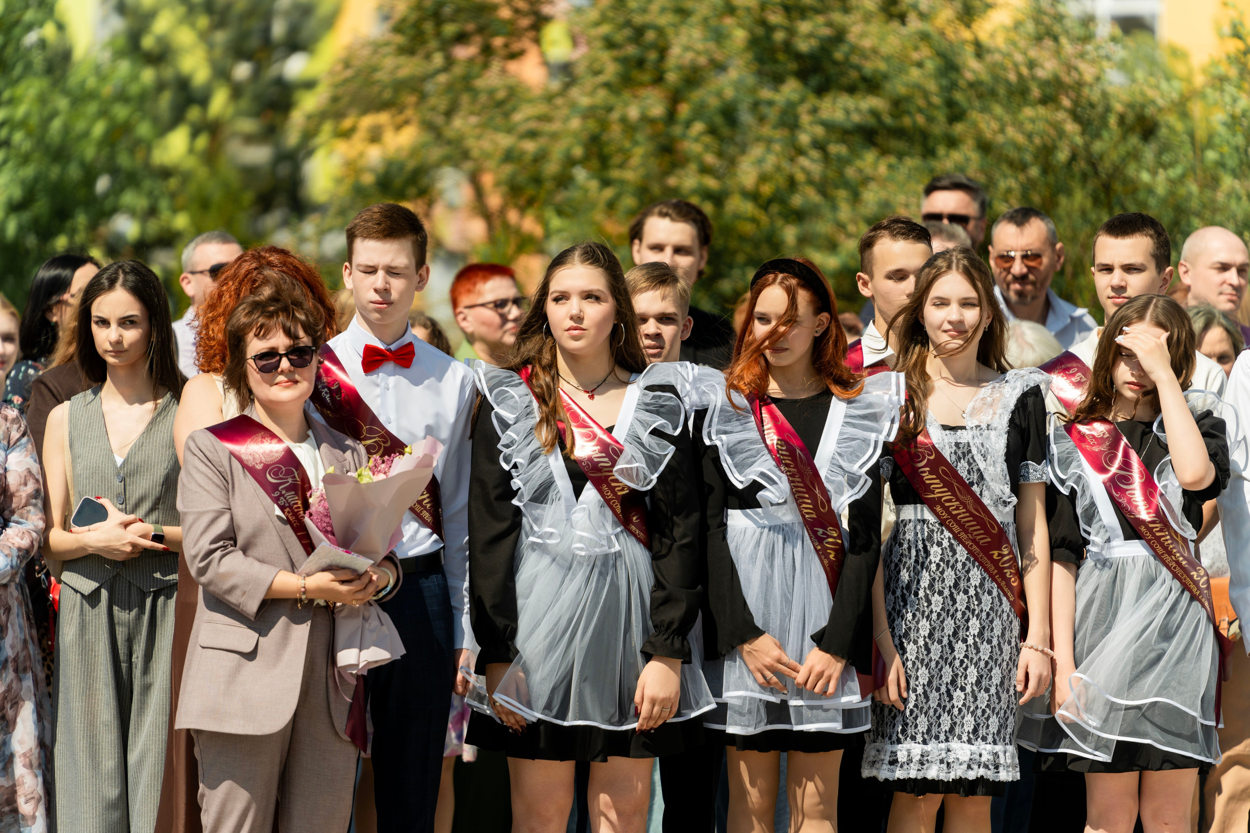 Выпукные 9 классы. Фотограф Юлия Попова