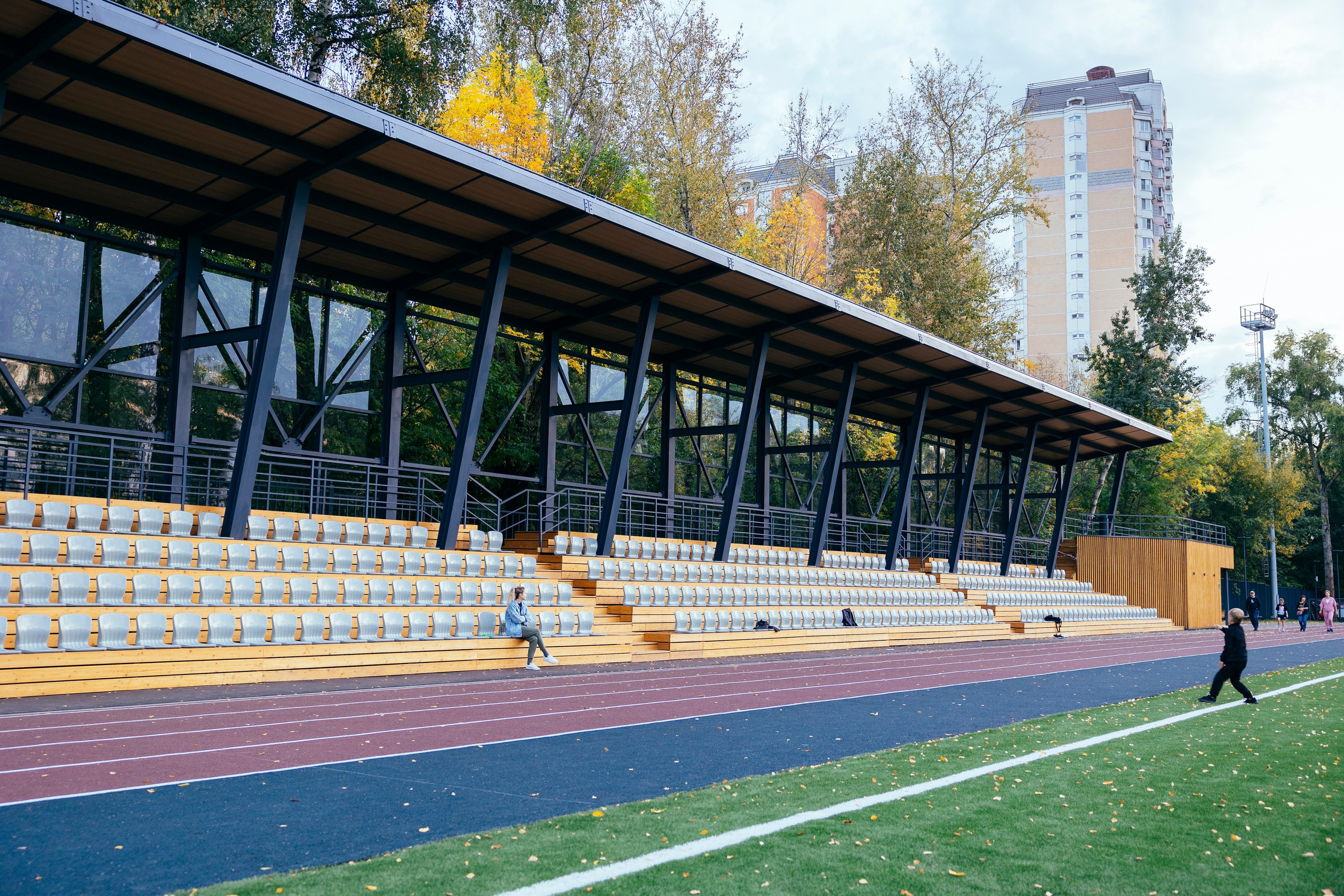 Фотосъемка для архитектурного бюро А4 «Стадион Свиблово». Фотограф Георгий Нигматулин