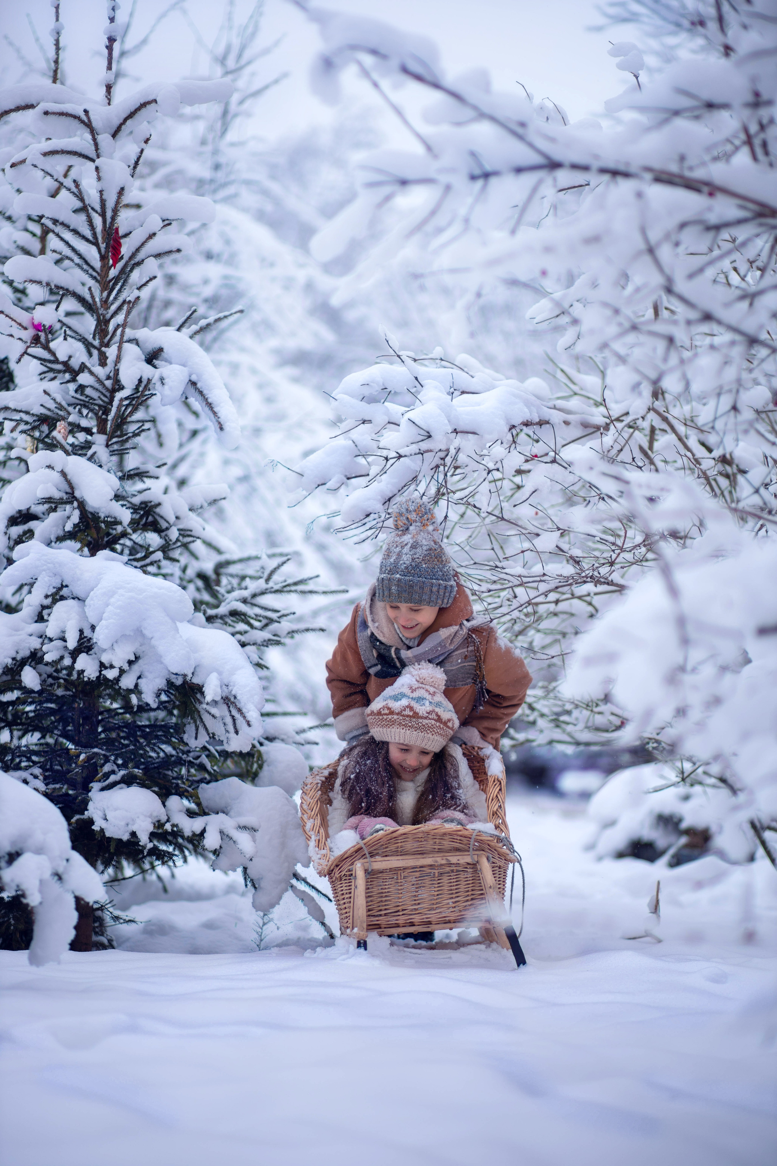 Зимняя прогулка в Рождество. Детский и семейный фотограф в Твери Ольга Крестьянинова