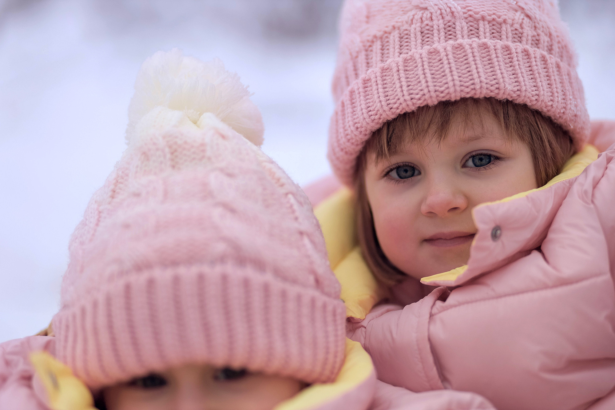 Зимняя съёмка в лесу для Олеси и её семьи. Детский и семейный фотограф в Твери Ольга Крестьянинова