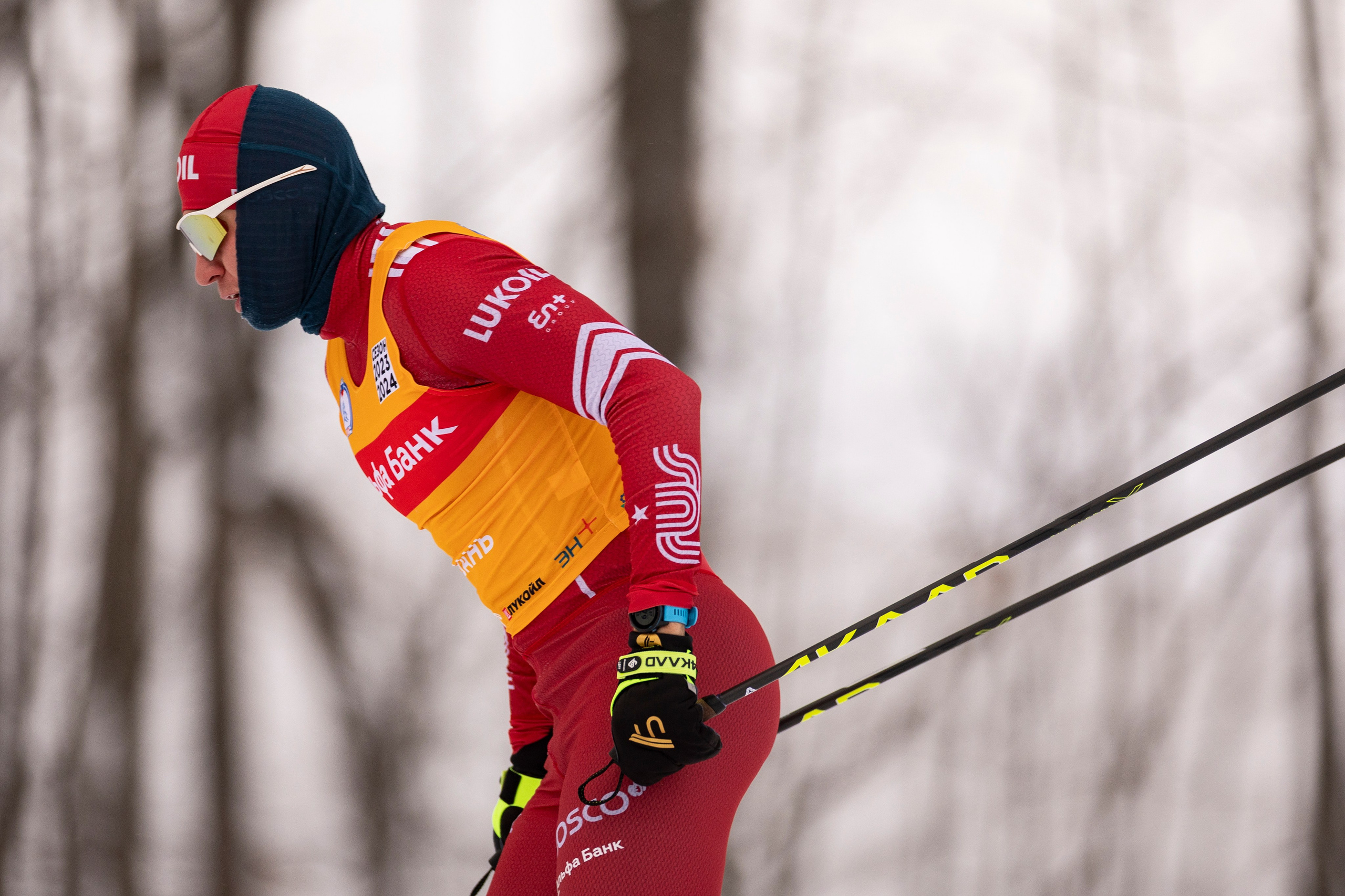 Кубок России по лыжным гонкам 2024. Спринт, мужчины. Спортивный репортажный фотограф Казань Нафис Сиразетдинов