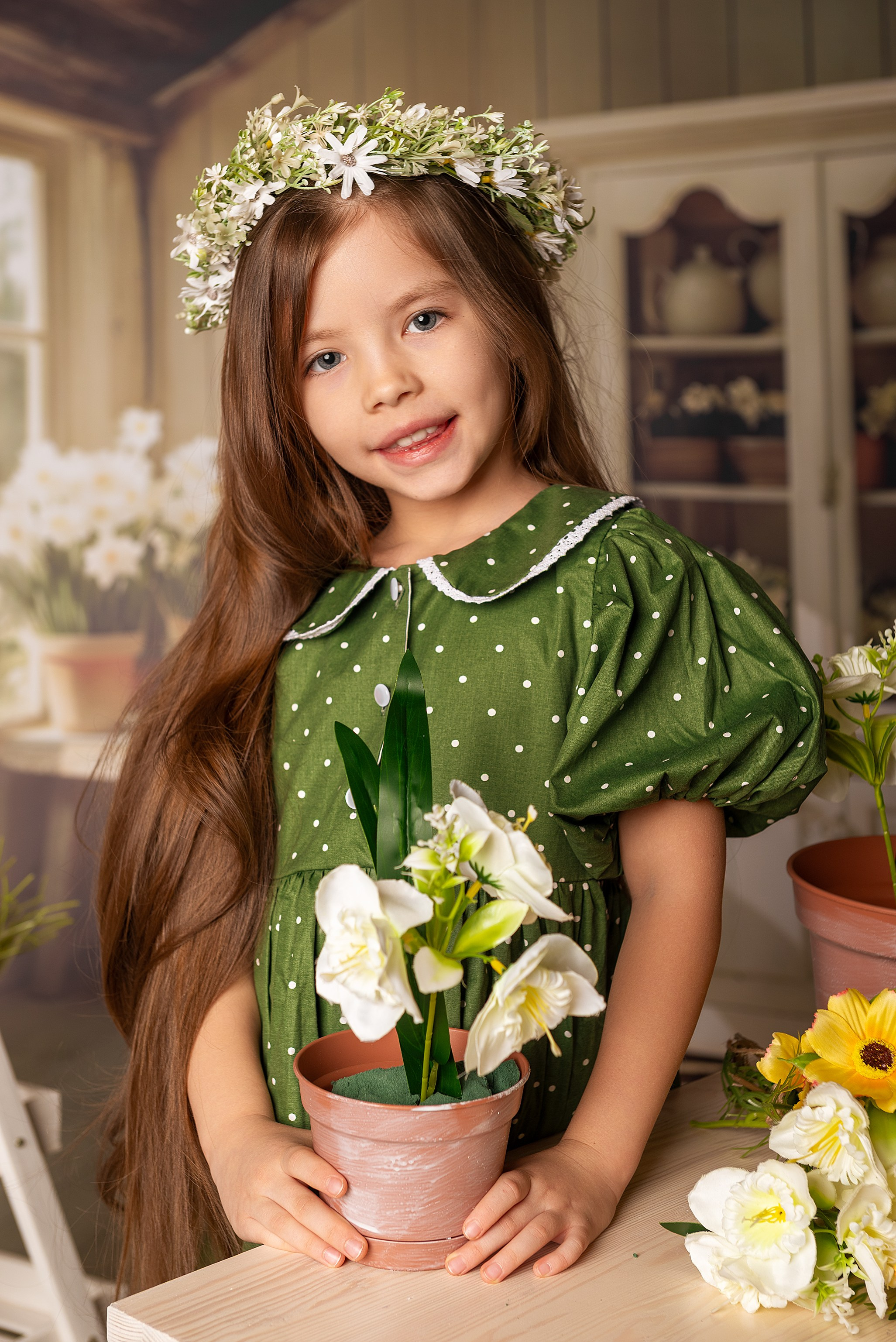 Сюжет «Нарциссы». Детская фотостудия Виктории Шараповой