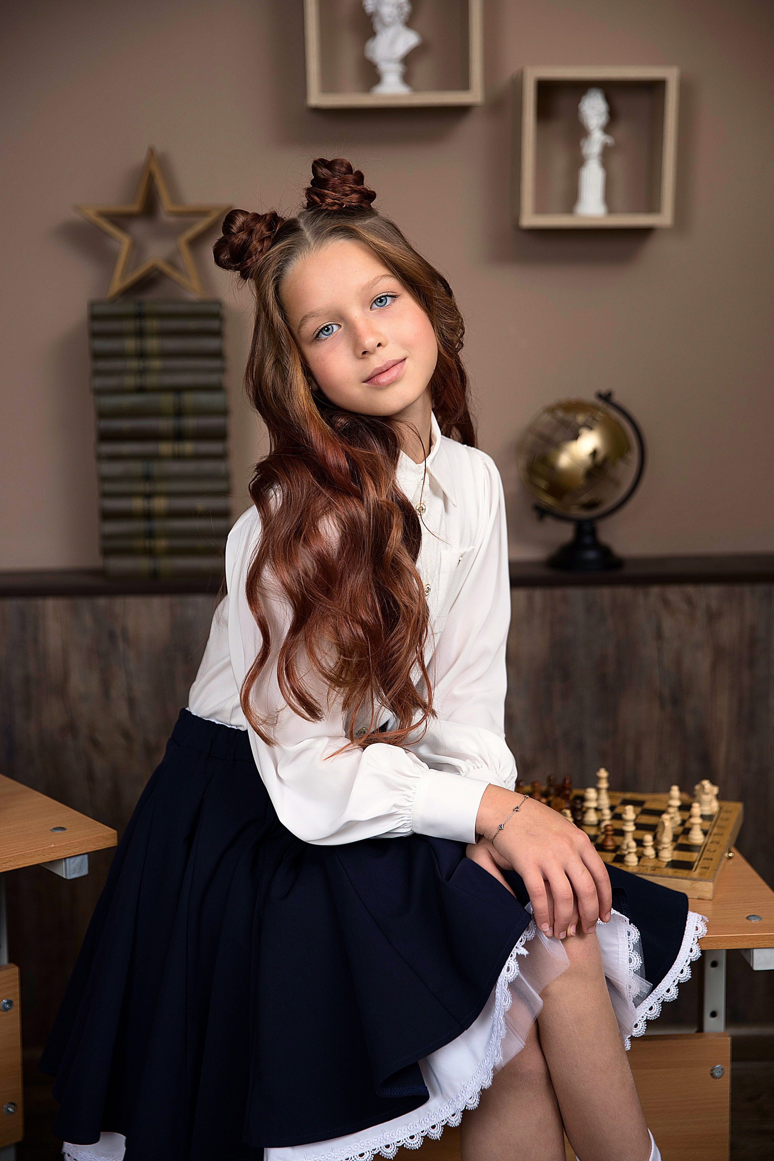 Школьница. Детский школьный фотограф в Кемерово Зиновьева Екатерина