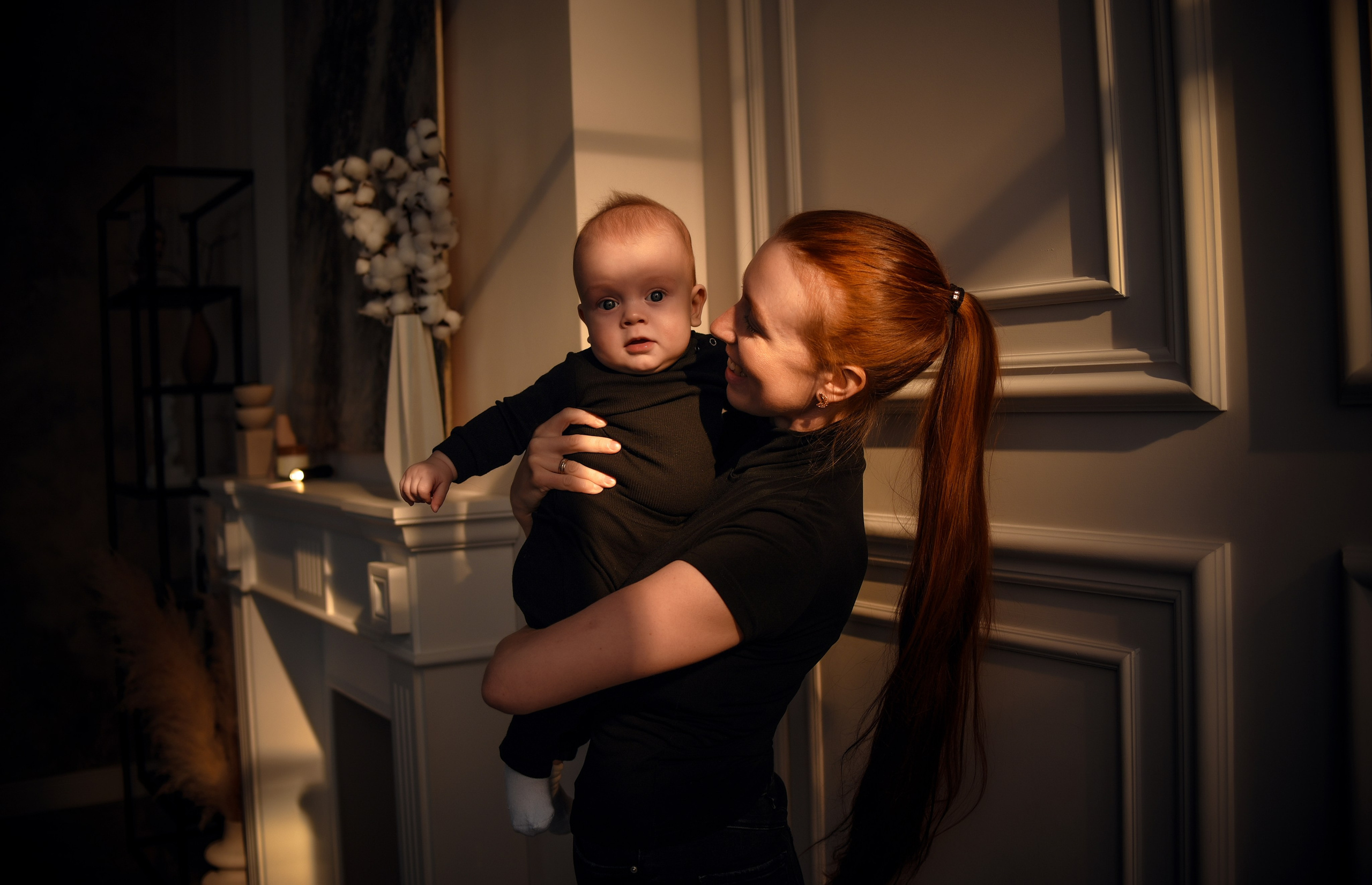 Семейная студийная фотосессия 3. Свадебный, семейный, детский, контент фотограф в Омске Максим Ильин