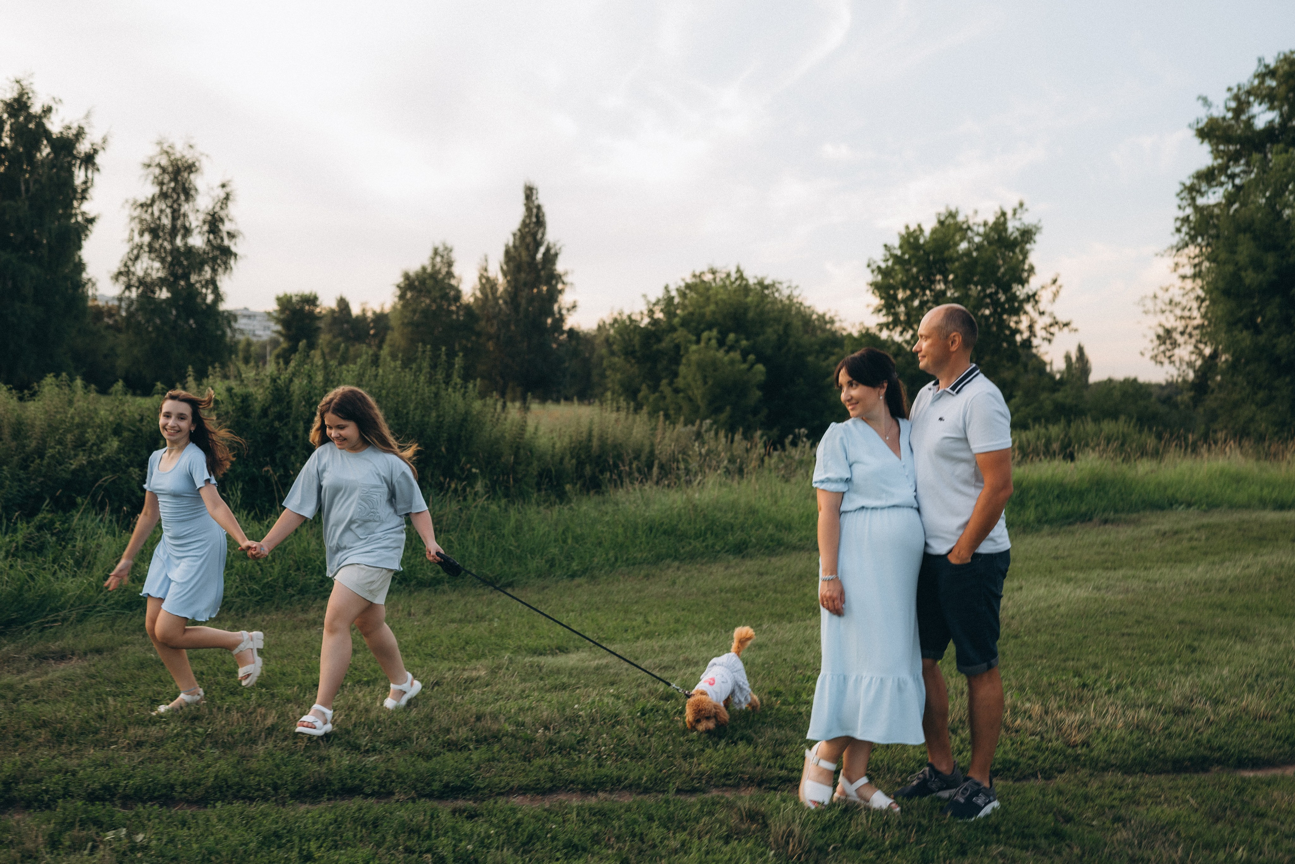 Иван, Анна, Настя, Арина и Теффи. Семейный фотограф Юлия Власова