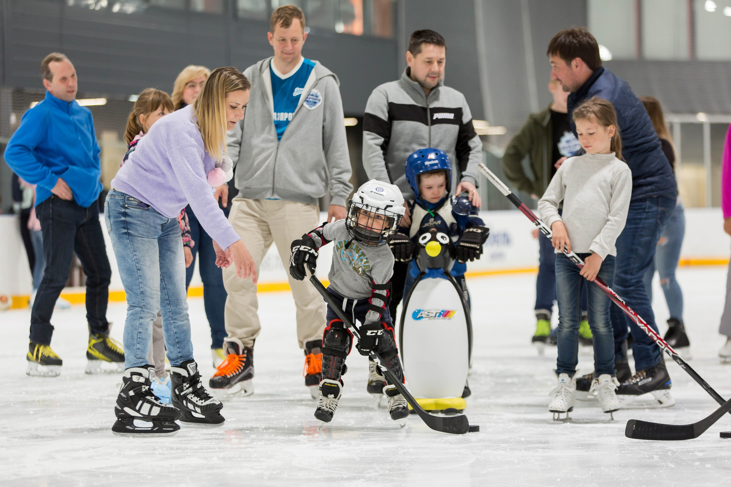 Хоккей для НПО «Аврора». Снимаю съемки