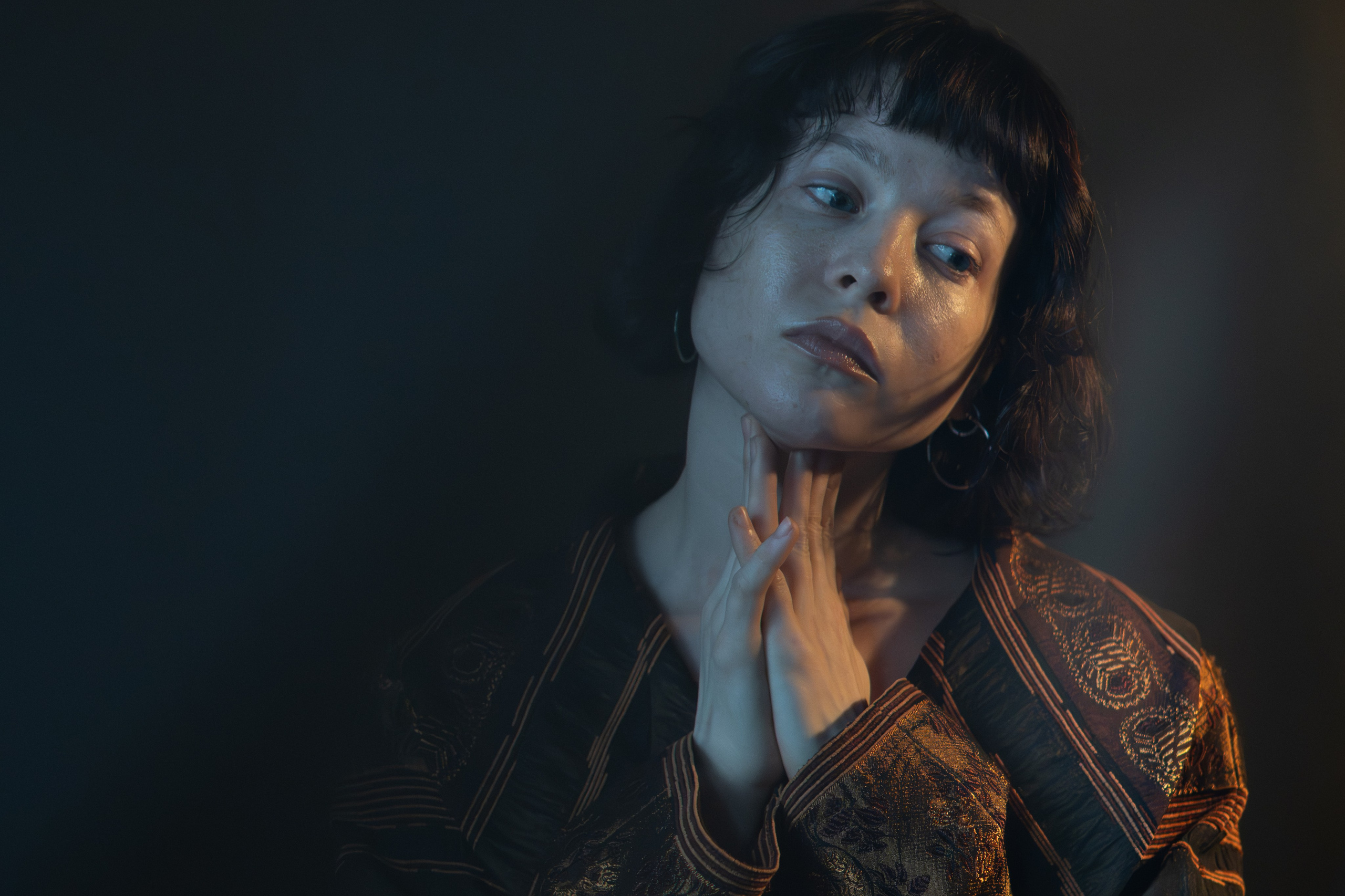 Постановочная съемка. Свободный художник Александр Тулуп в Коломне