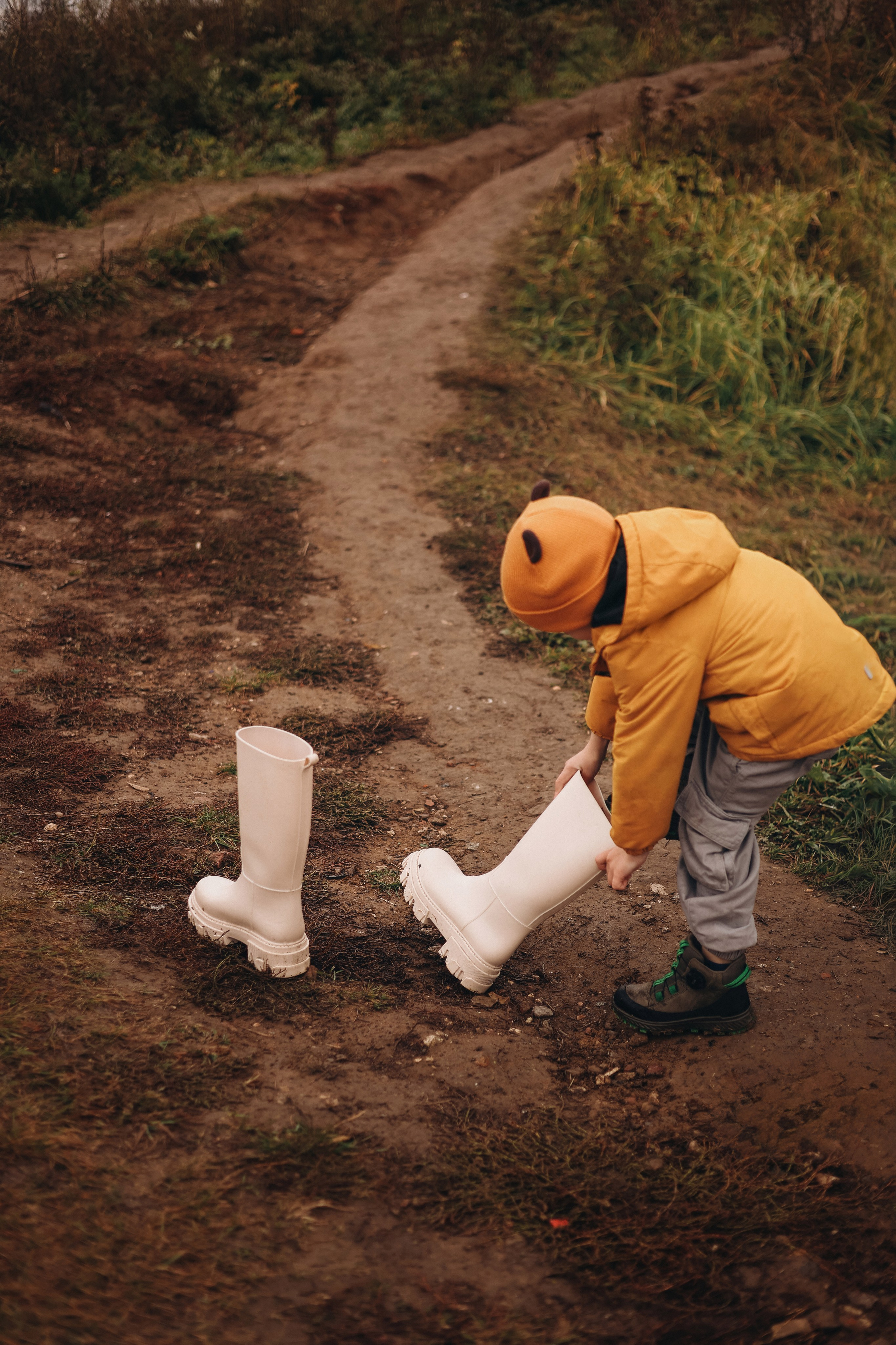 Осенняя фотосессия на Ореховых холмах. Семейный фотограф в Москве Марина Петра