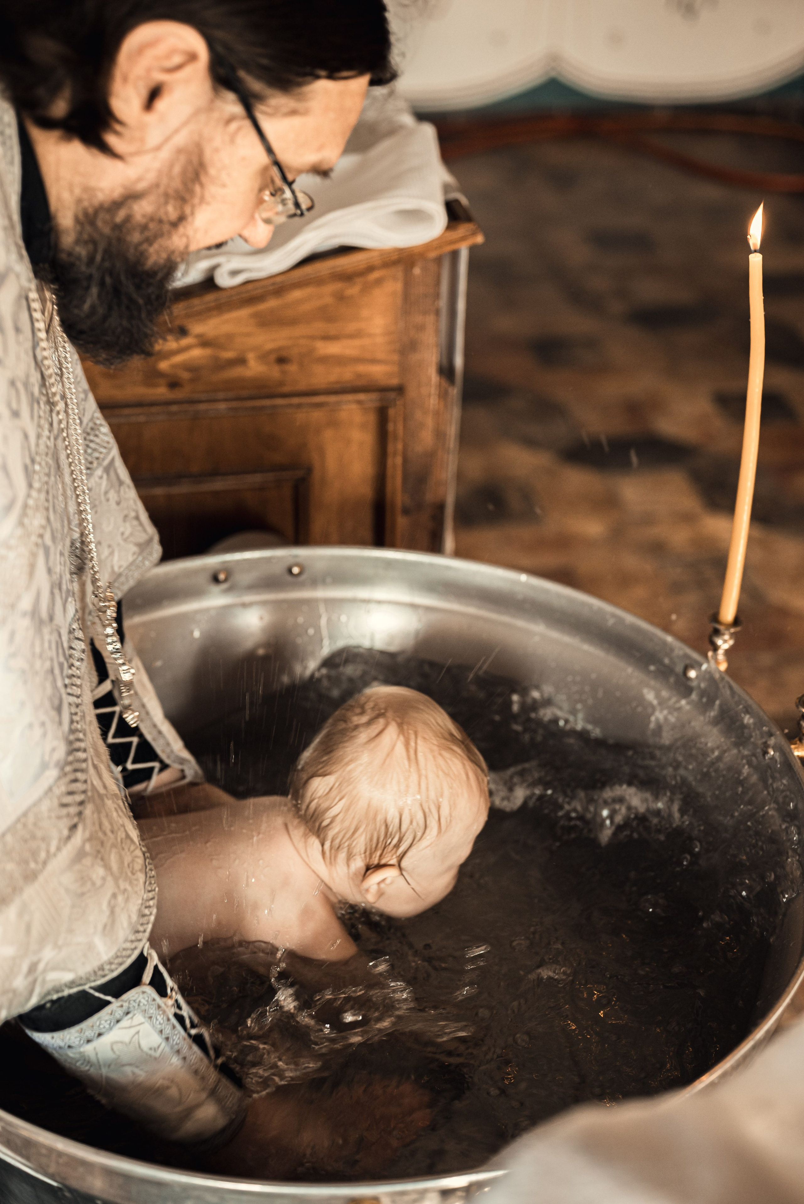 Крещение Александра. Семейный и детский фотограф Москва