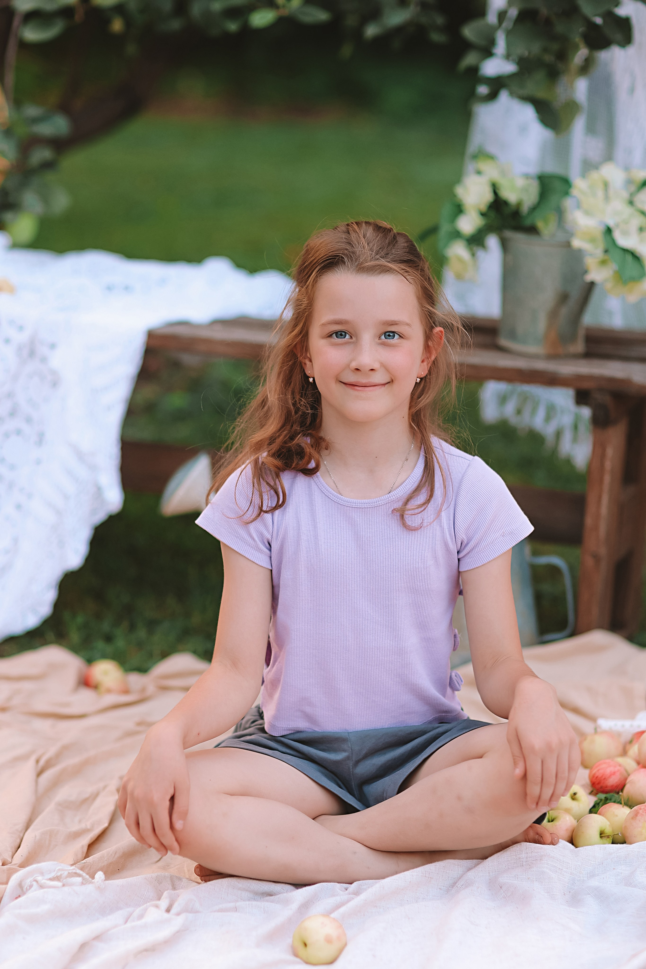 Яблоки. Семейный фотограф Тюмень, фотограф на роды Салмина Мария
