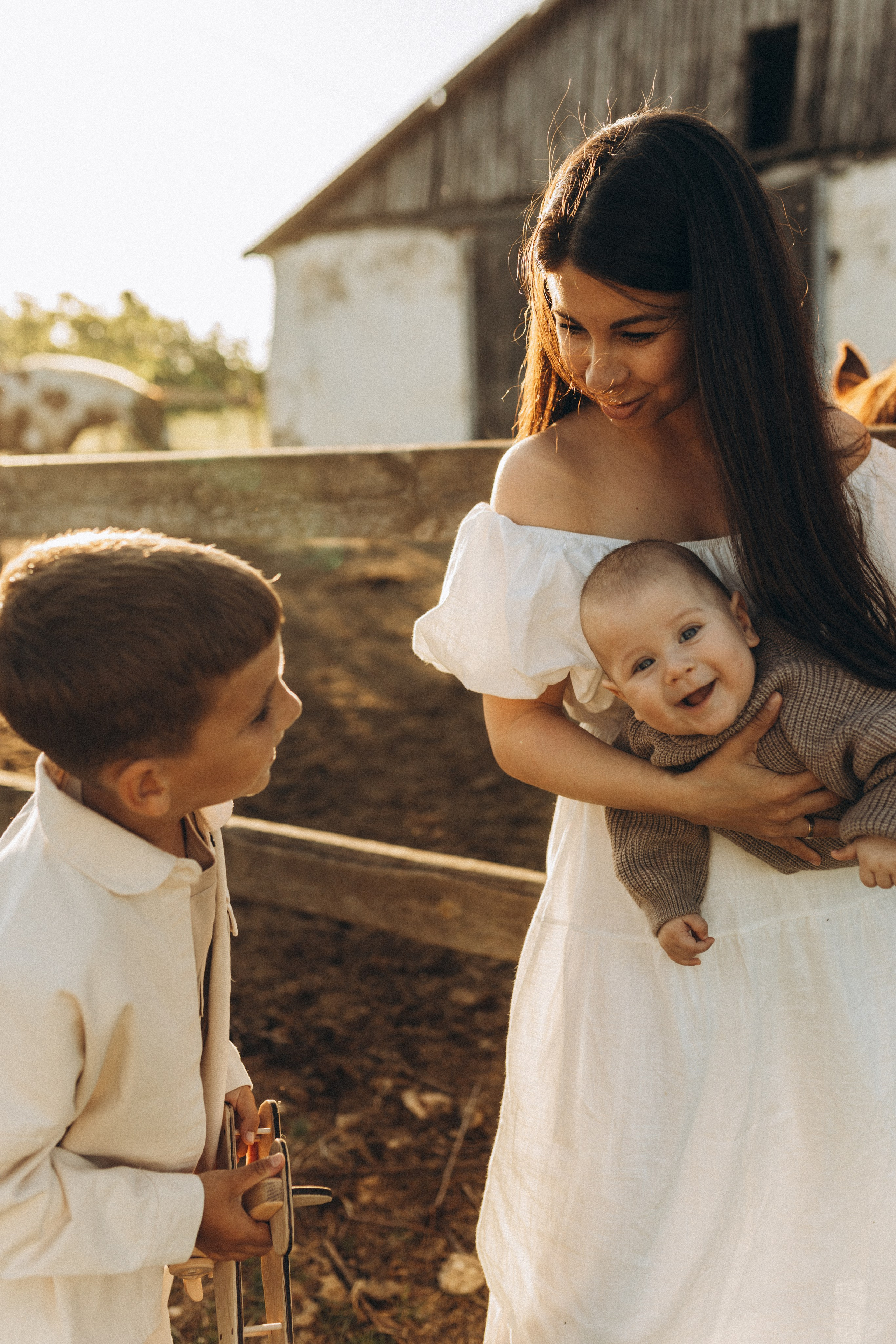 Закат на ферме. Семейный фотограф в Новороссийске и Анапе Александра Яковлева