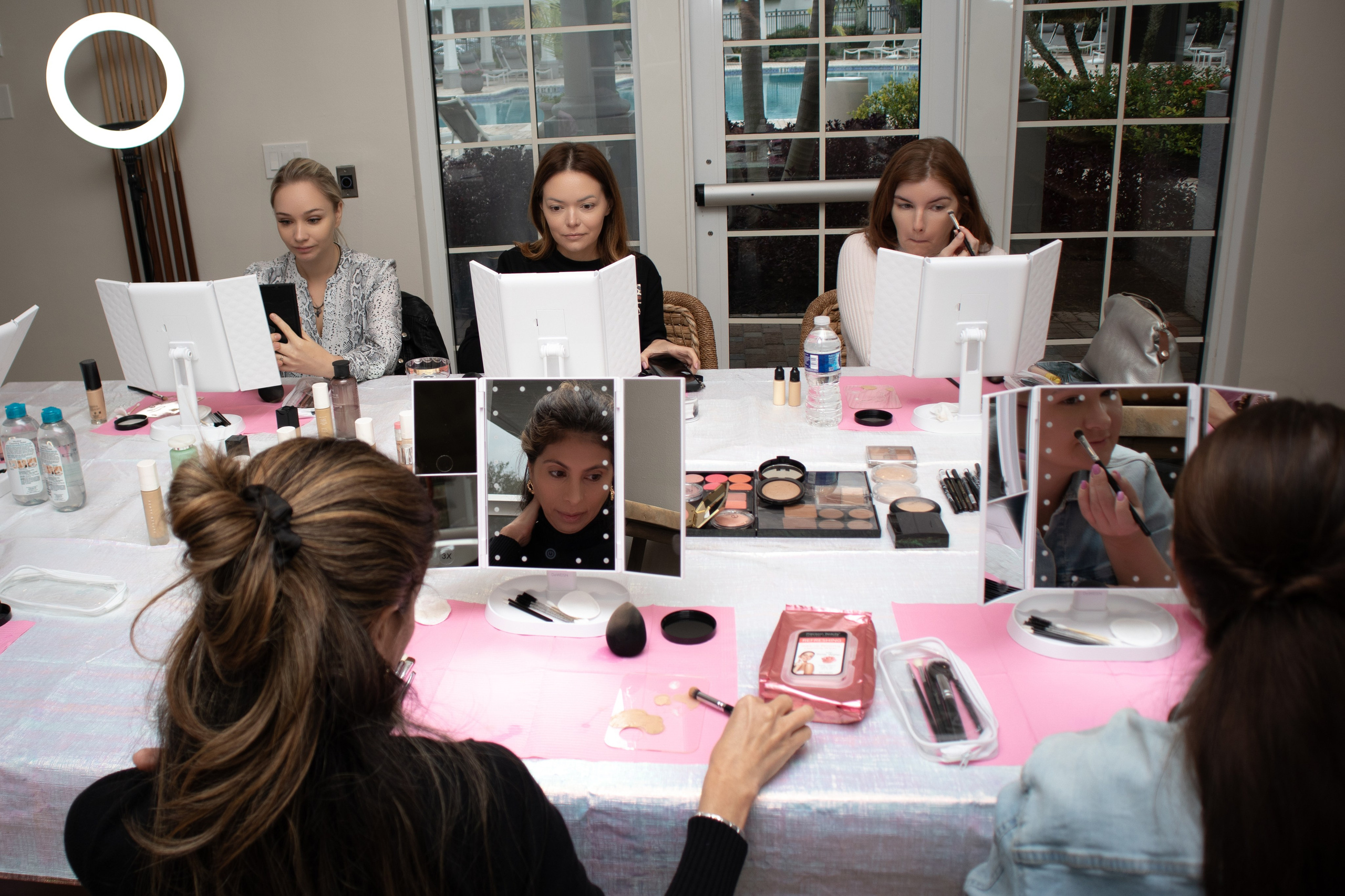 Makeup party in Delray Beach. Delray Beach Photographer