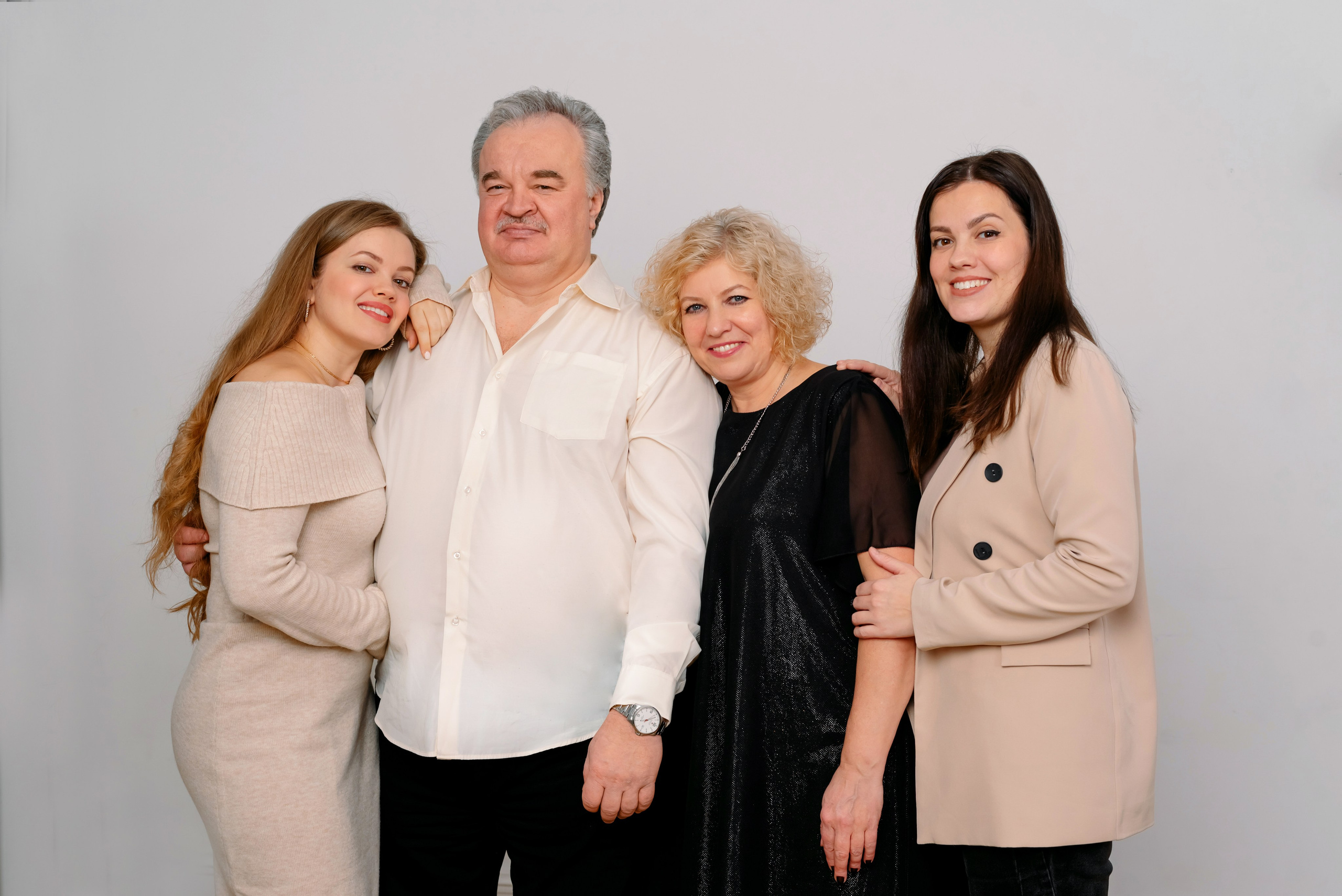 Фотосессия большой семьи. Фотограф Юлия Кондратьева