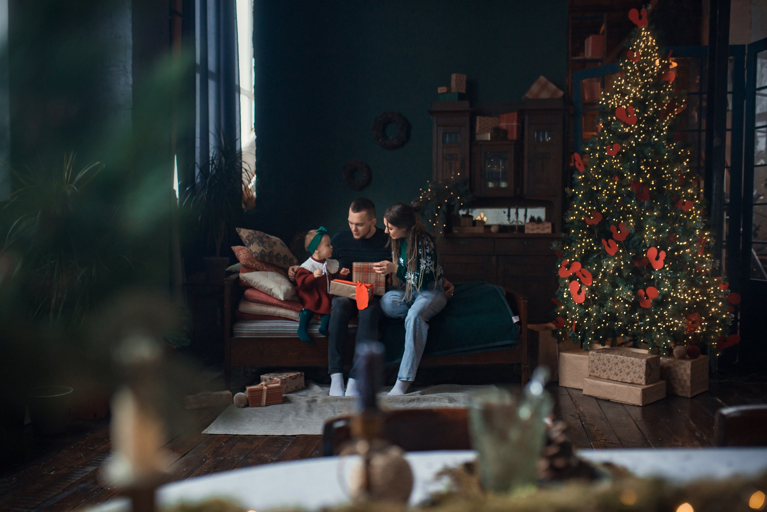 Новый год. Большая семья. Фотограф на крещение в Саратове Марина Грушина