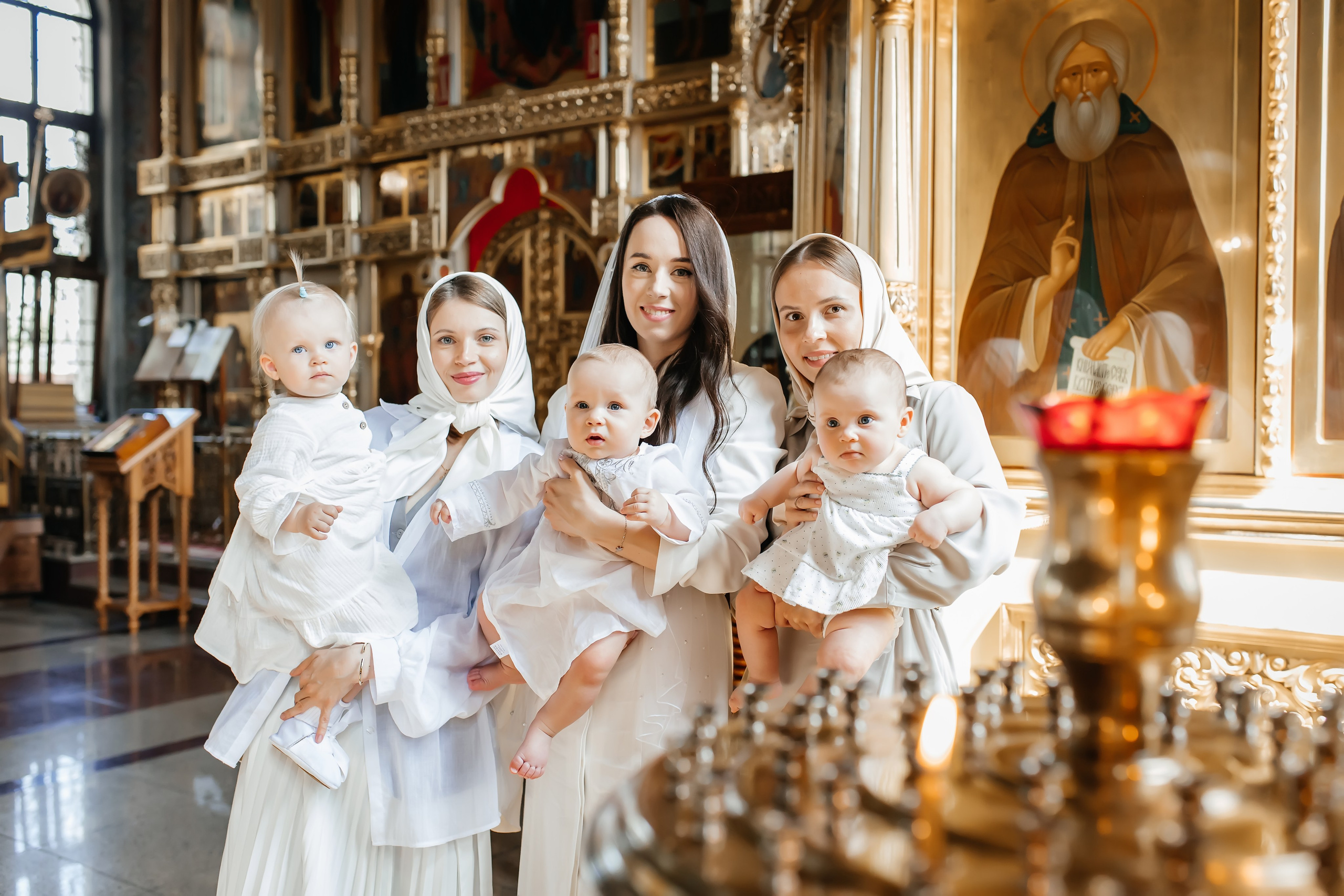 Крещение Артемия в Храме Николая Чудотворца в Ангелово. Фотограф на крещение и венчание Москва  Надежда Баланина