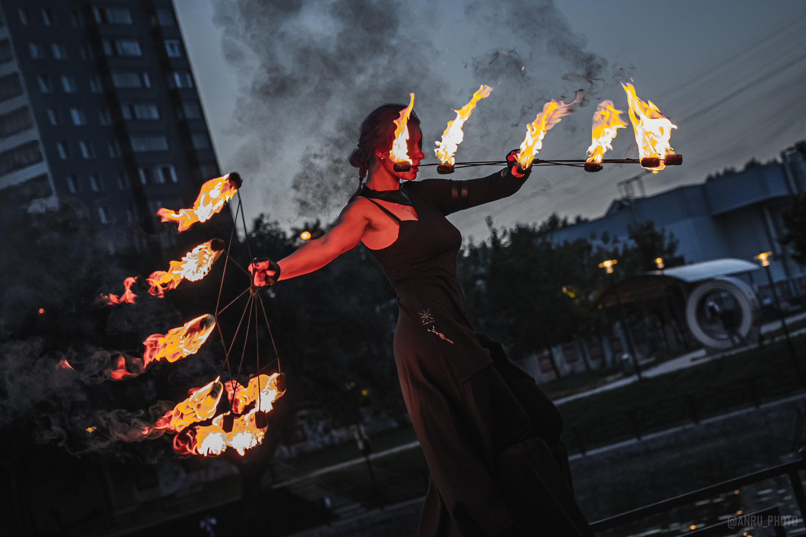 «FIRE FAMILY» Фаершоу. Репортажный фотограф Анастасия Рубцова