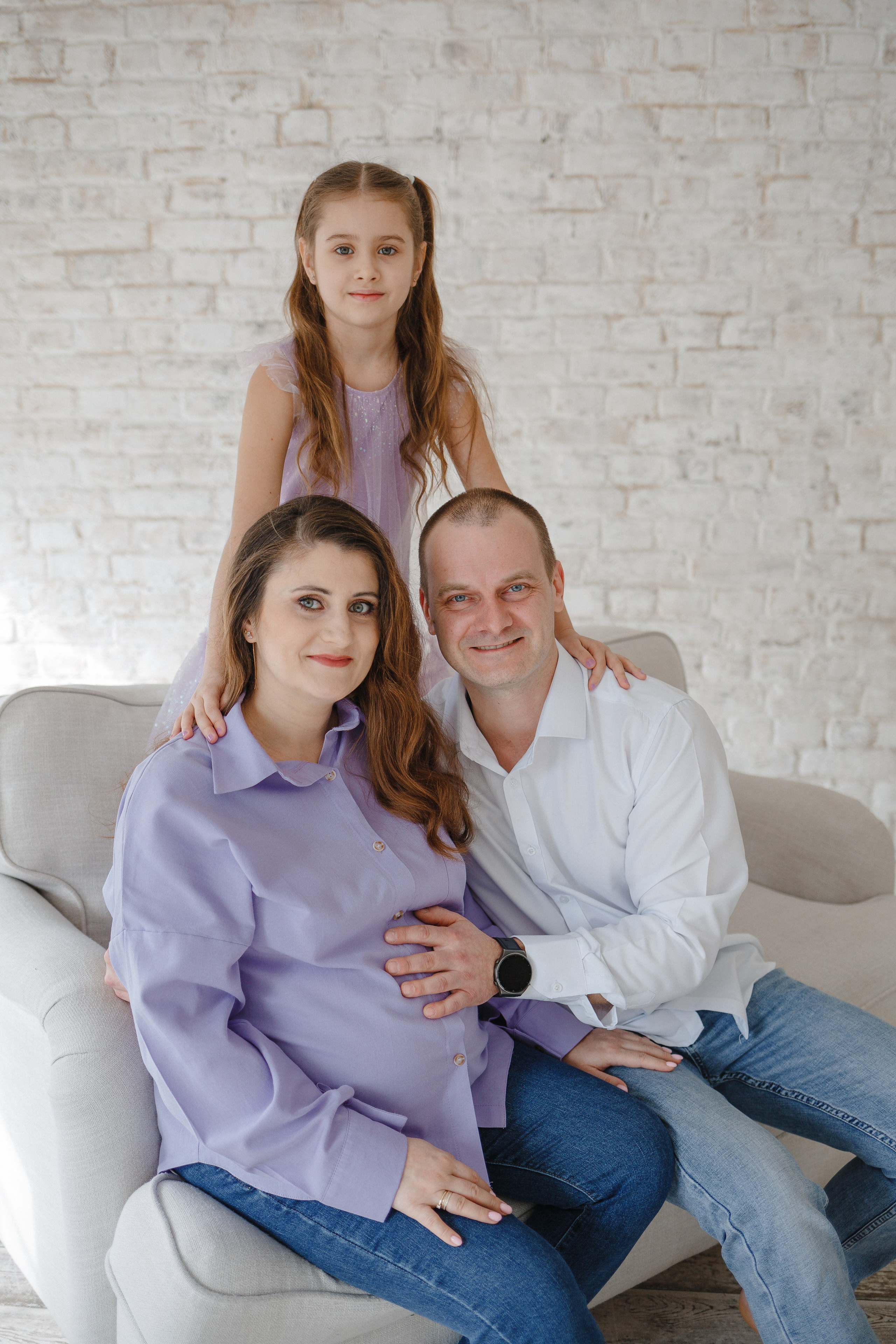 Александр, Екатерина и Василиса. Семейный фотограф Николаева Ольга