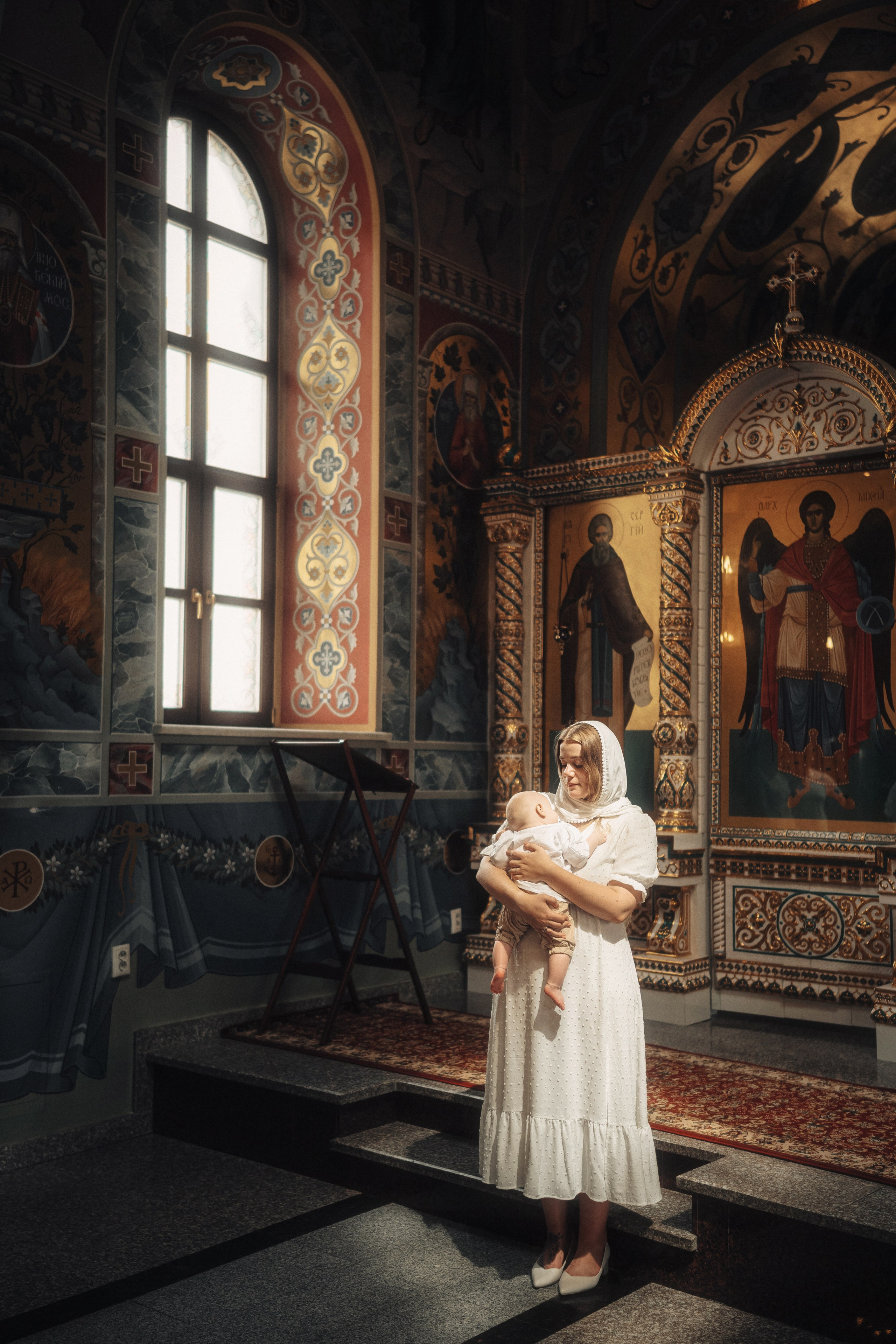 Крещение в храме Всецарица. Свадебный и репортажный фотограф в Воронеже Роман Янко